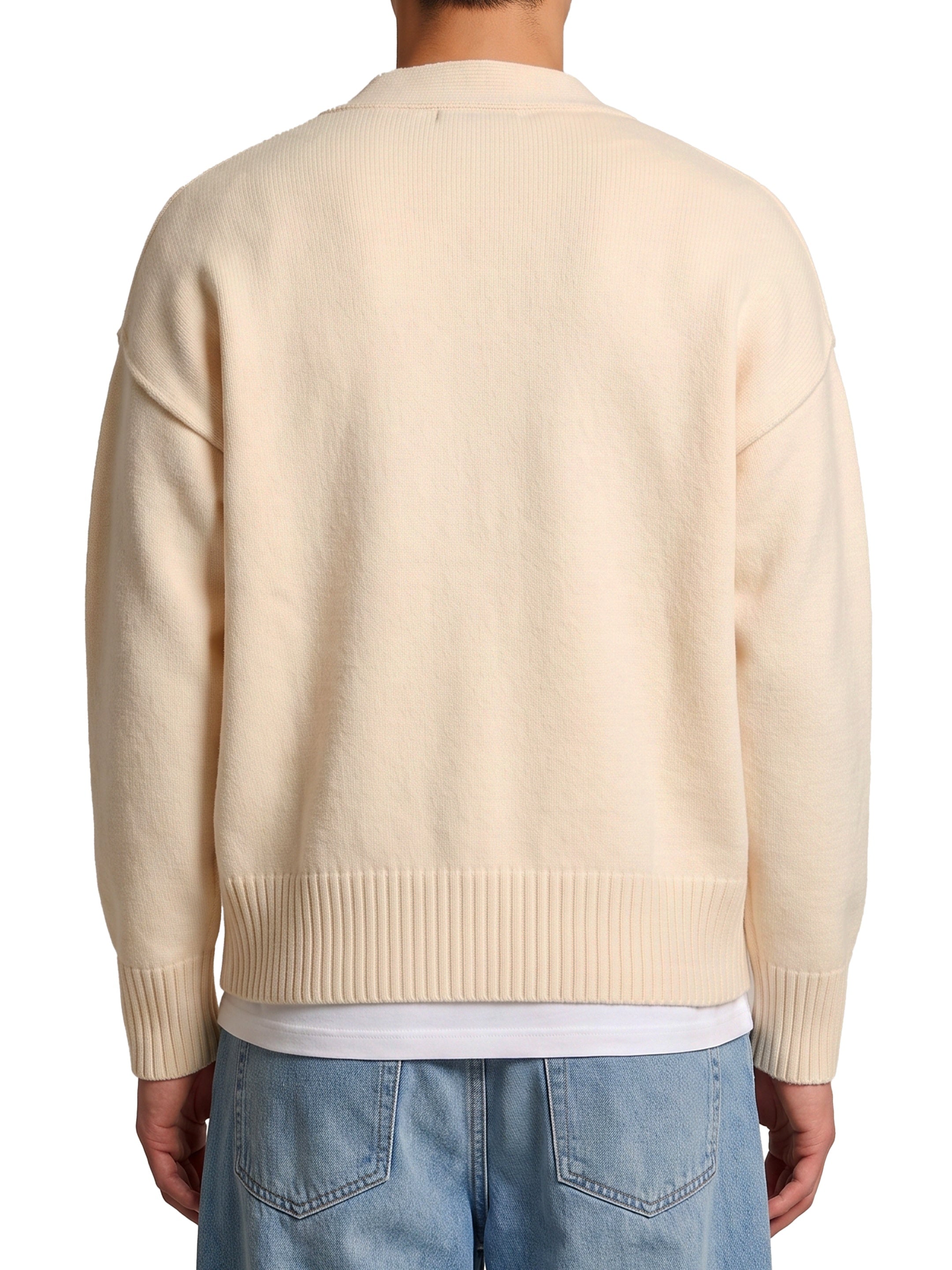 Ami paris-OUTLET-SALE-Ami de Coeur cardigan-ARCHIVIST