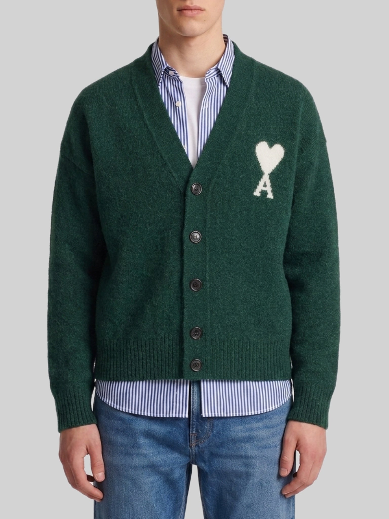 Ami paris-OUTLET-SALE-Ami de Coeur cardigan-ARCHIVIST