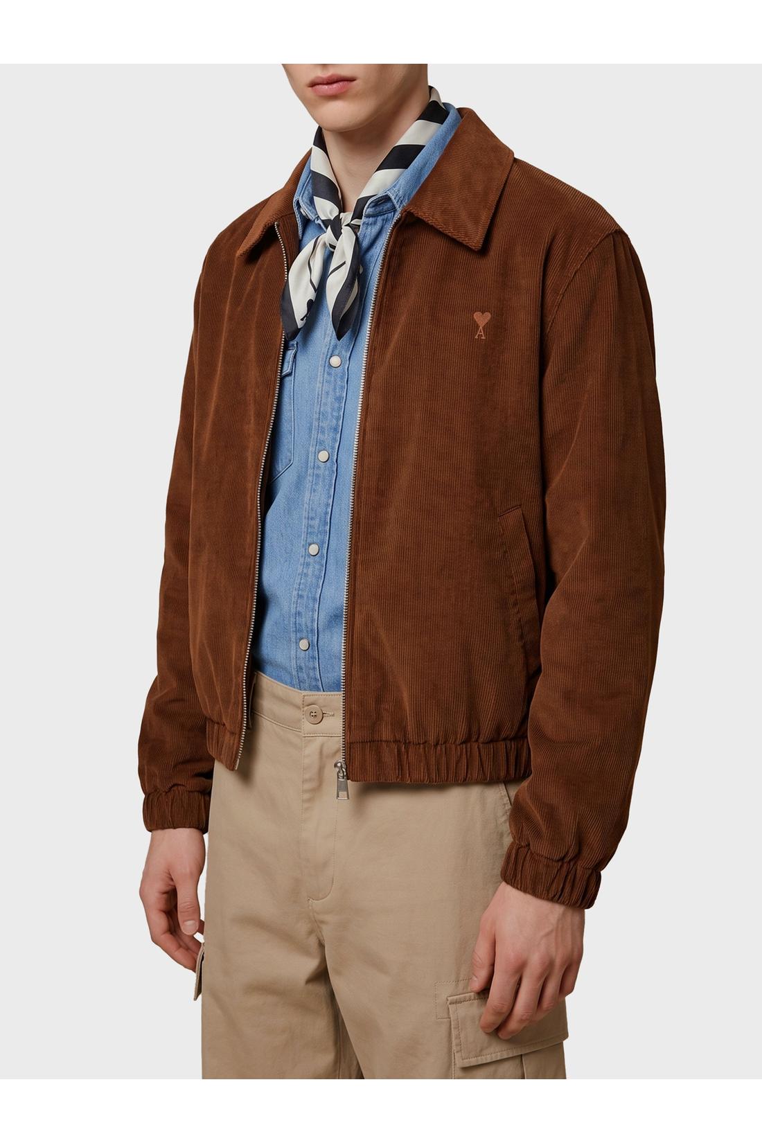 Ami Paris-OUTLET-SALE-Ami de Coeur corduroy jacket-ARCHIVIST