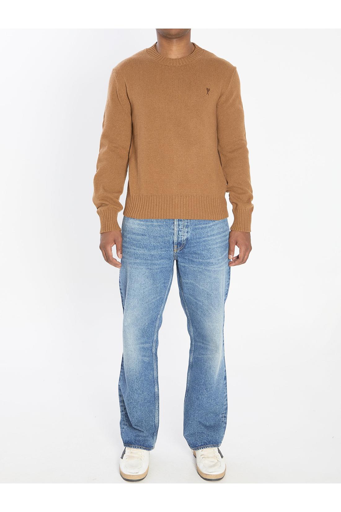Ami Paris-OUTLET-SALE-Ami de Coeur crew neck sweater-ARCHIVIST