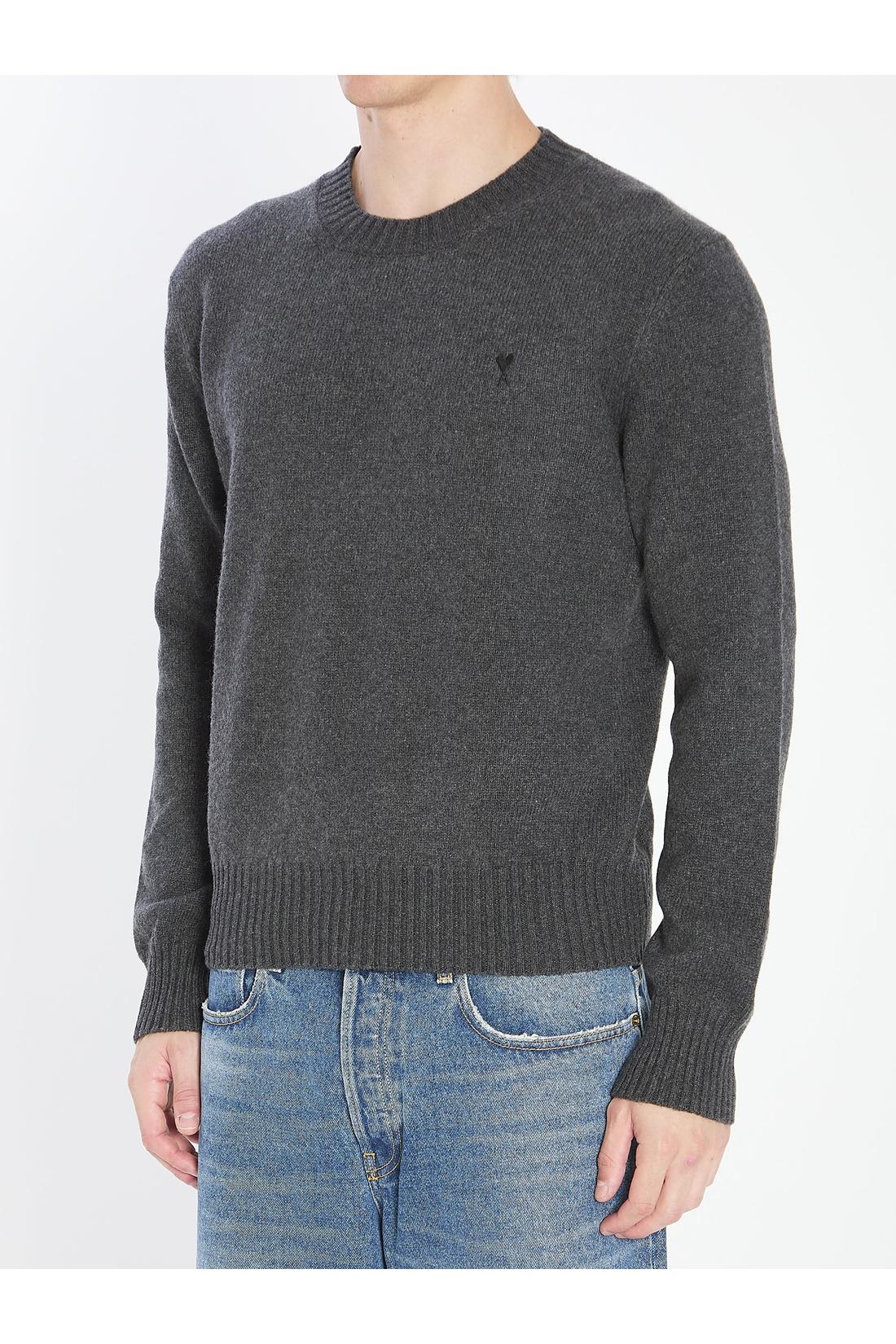 Ami Paris-OUTLET-SALE-Ami de Coeur crewneck sweater-ARCHIVIST