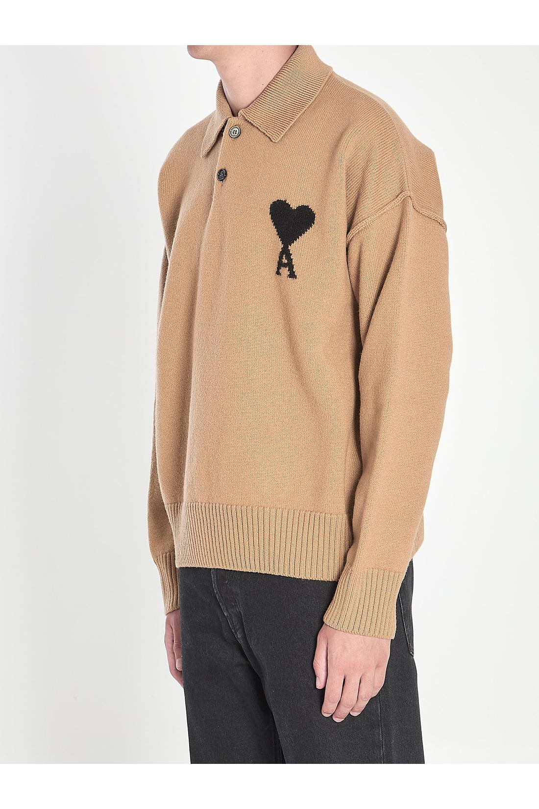 Ami Paris-OUTLET-SALE-Ami de Coeur polo-ARCHIVIST