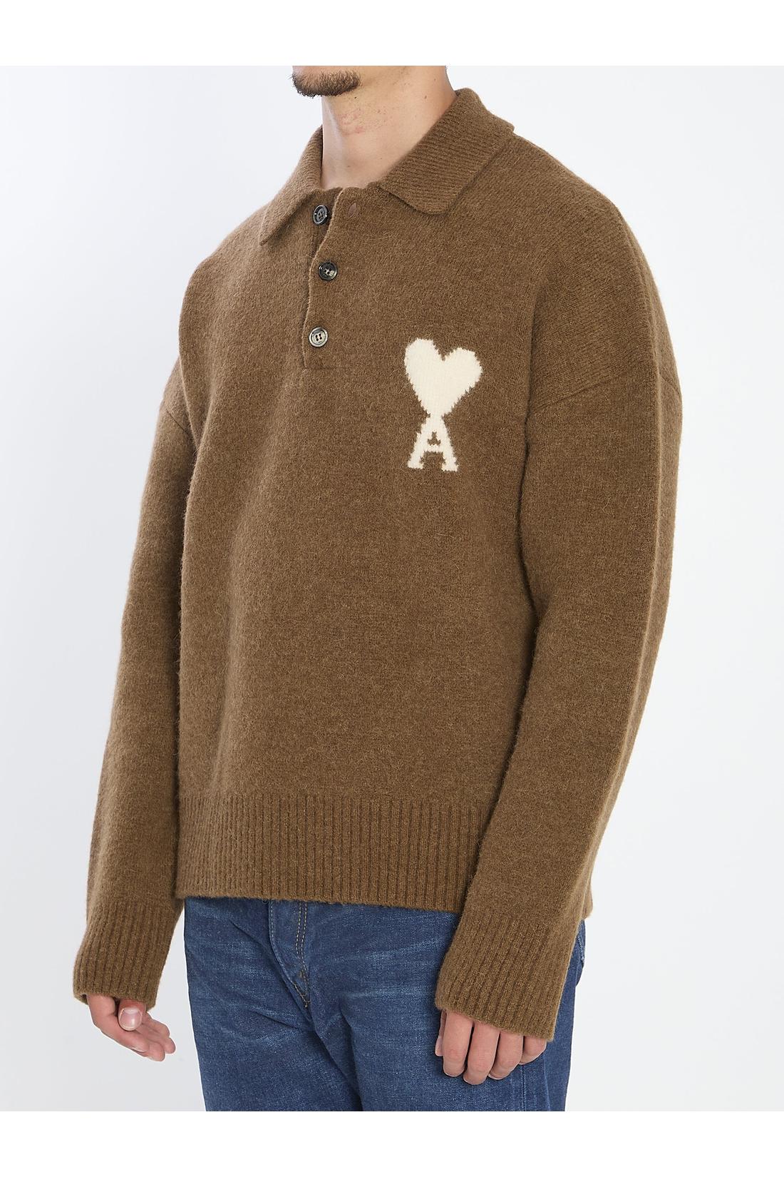 Ami Paris-OUTLET-SALE-Ami de Coeur polo-ARCHIVIST