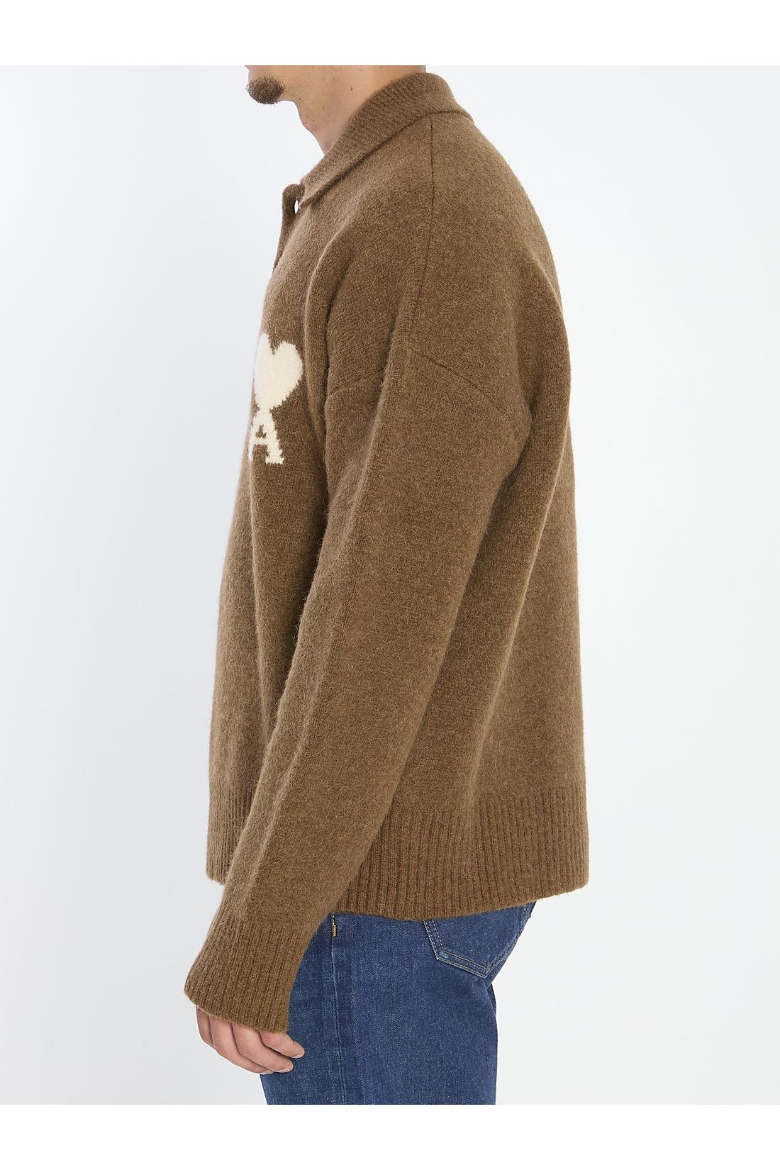 Ami Paris-OUTLET-SALE-Ami de Coeur polo-ARCHIVIST