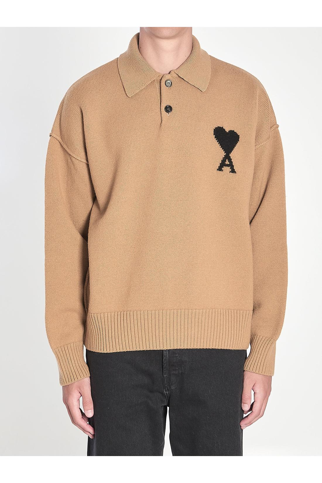 Ami Paris-OUTLET-SALE-Ami de Coeur polo-ARCHIVIST