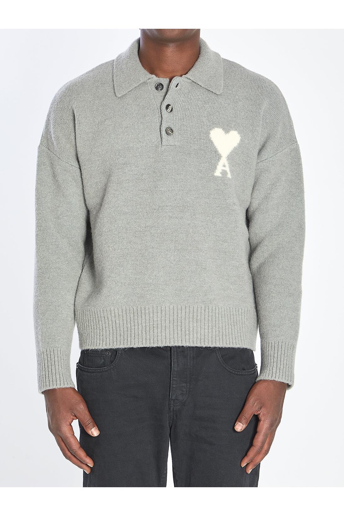 Ami Paris-OUTLET-SALE-Ami de Coeur polo-ARCHIVIST