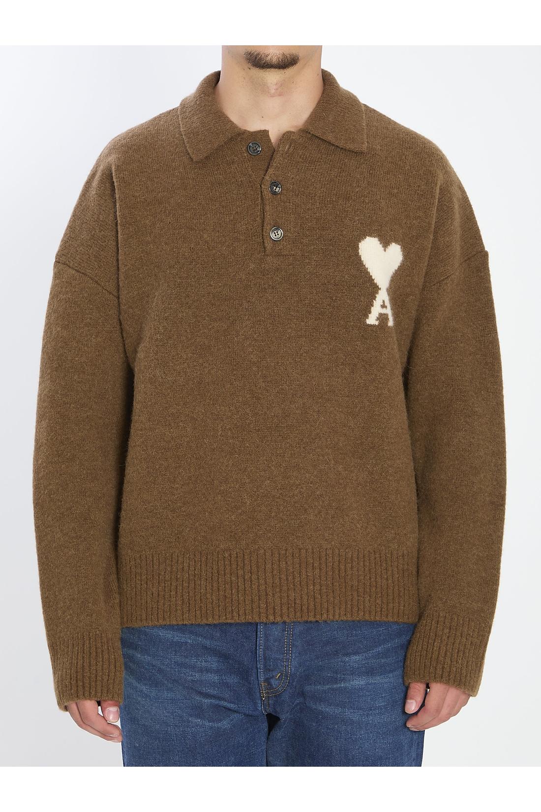 Ami Paris-OUTLET-SALE-Ami de Coeur polo-ARCHIVIST