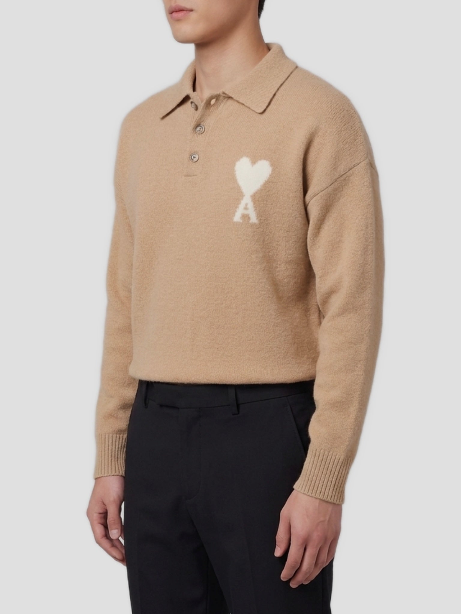 Ami paris-OUTLET-SALE-Ami de Coeur polo shirt-ARCHIVIST
