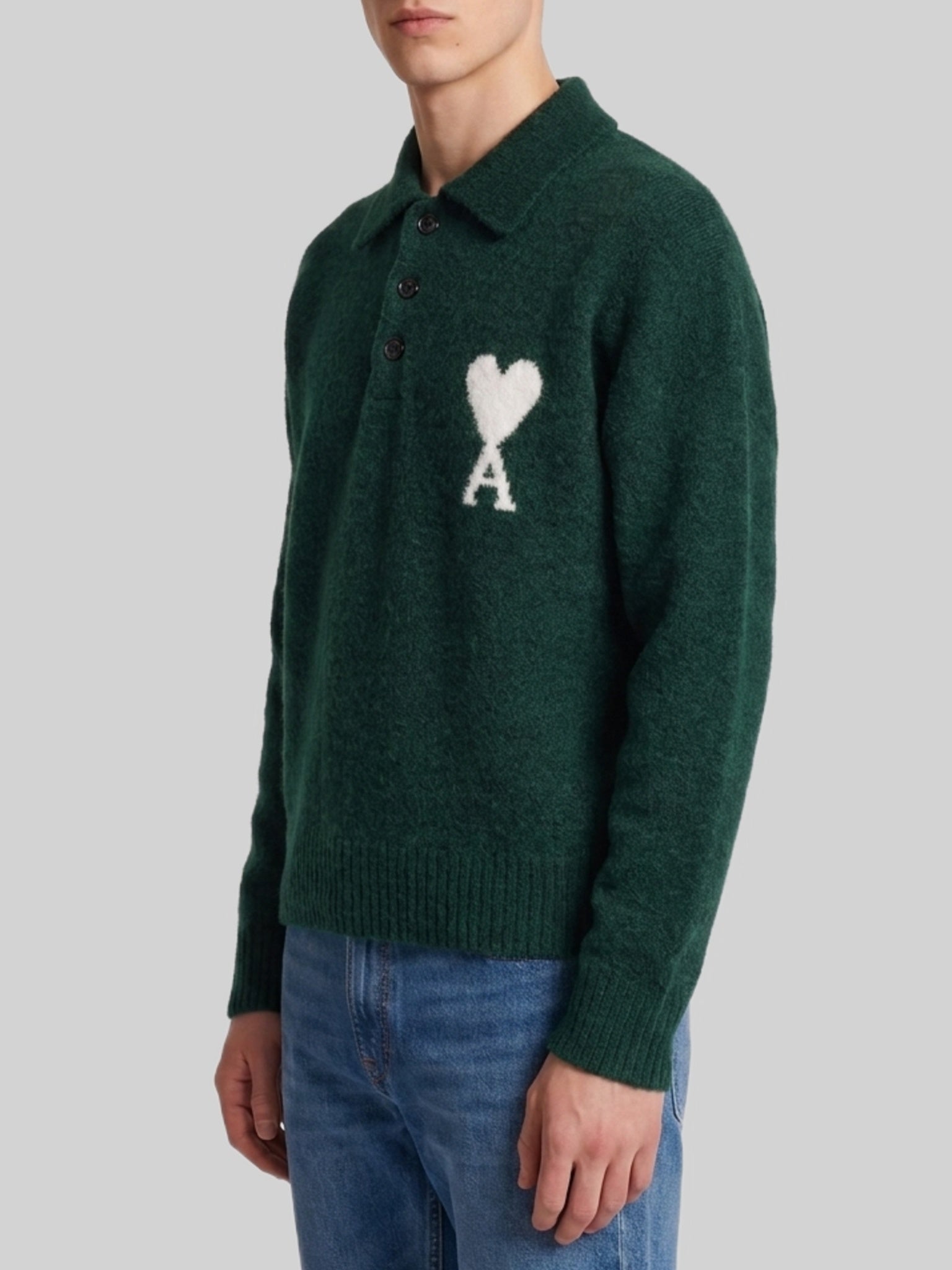 Ami paris-OUTLET-SALE-Ami de Coeur polo shirt-ARCHIVIST