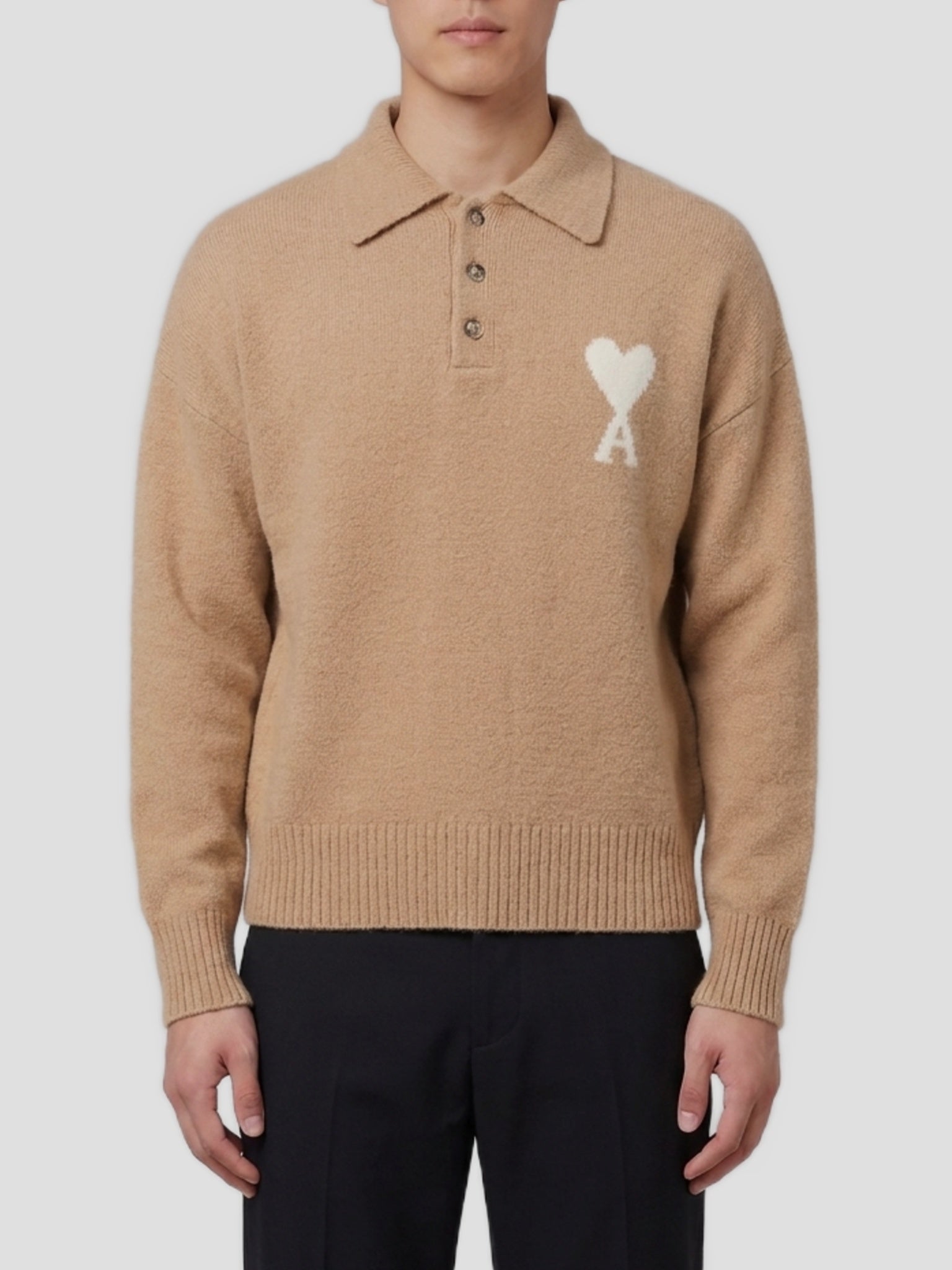 Ami paris-OUTLET-SALE-Ami de Coeur polo shirt-ARCHIVIST