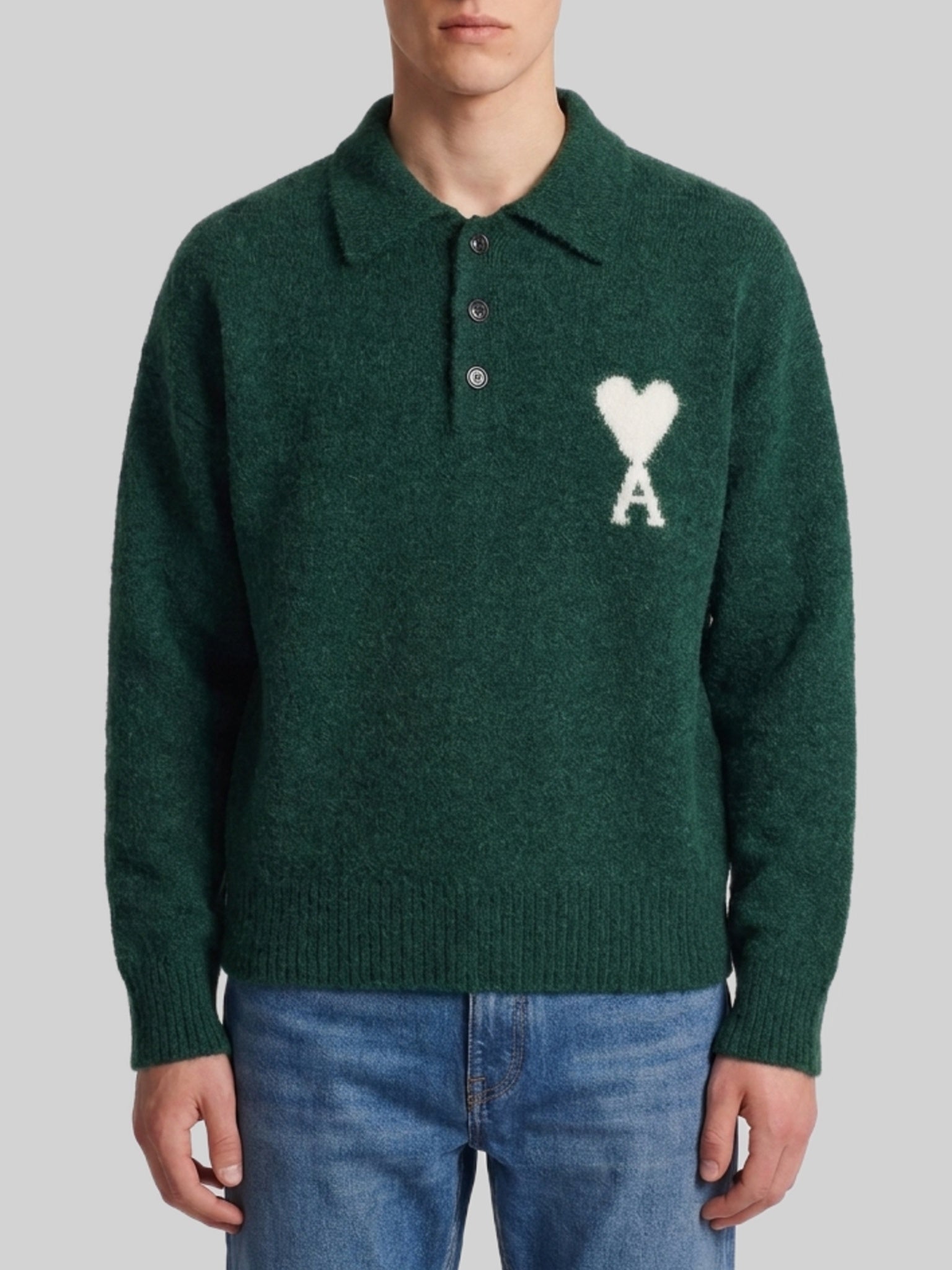 Ami paris-OUTLET-SALE-Ami de Coeur polo shirt-ARCHIVIST