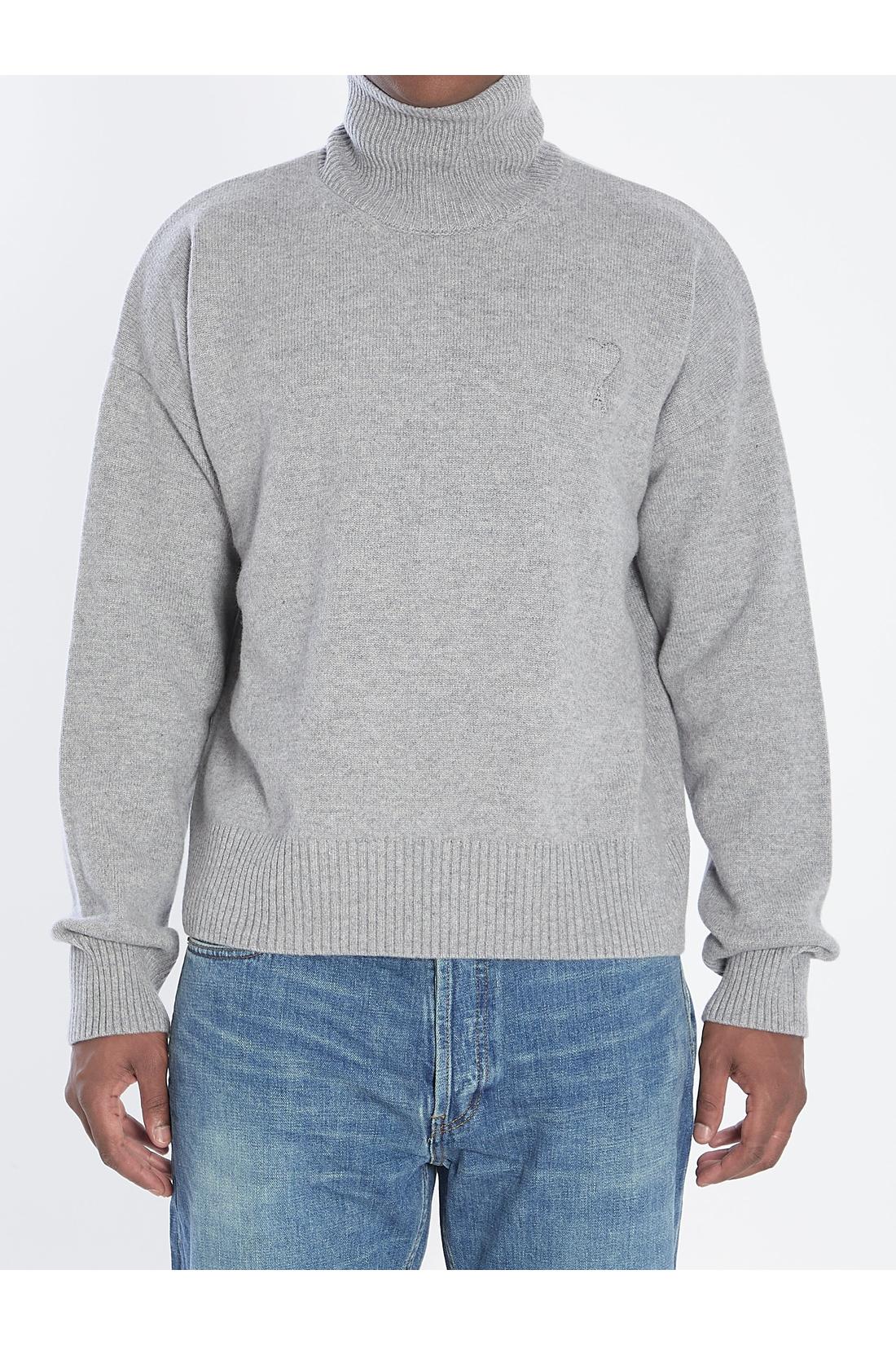 Ami Paris-OUTLET-SALE-Ami de Coeur turtleneck-ARCHIVIST