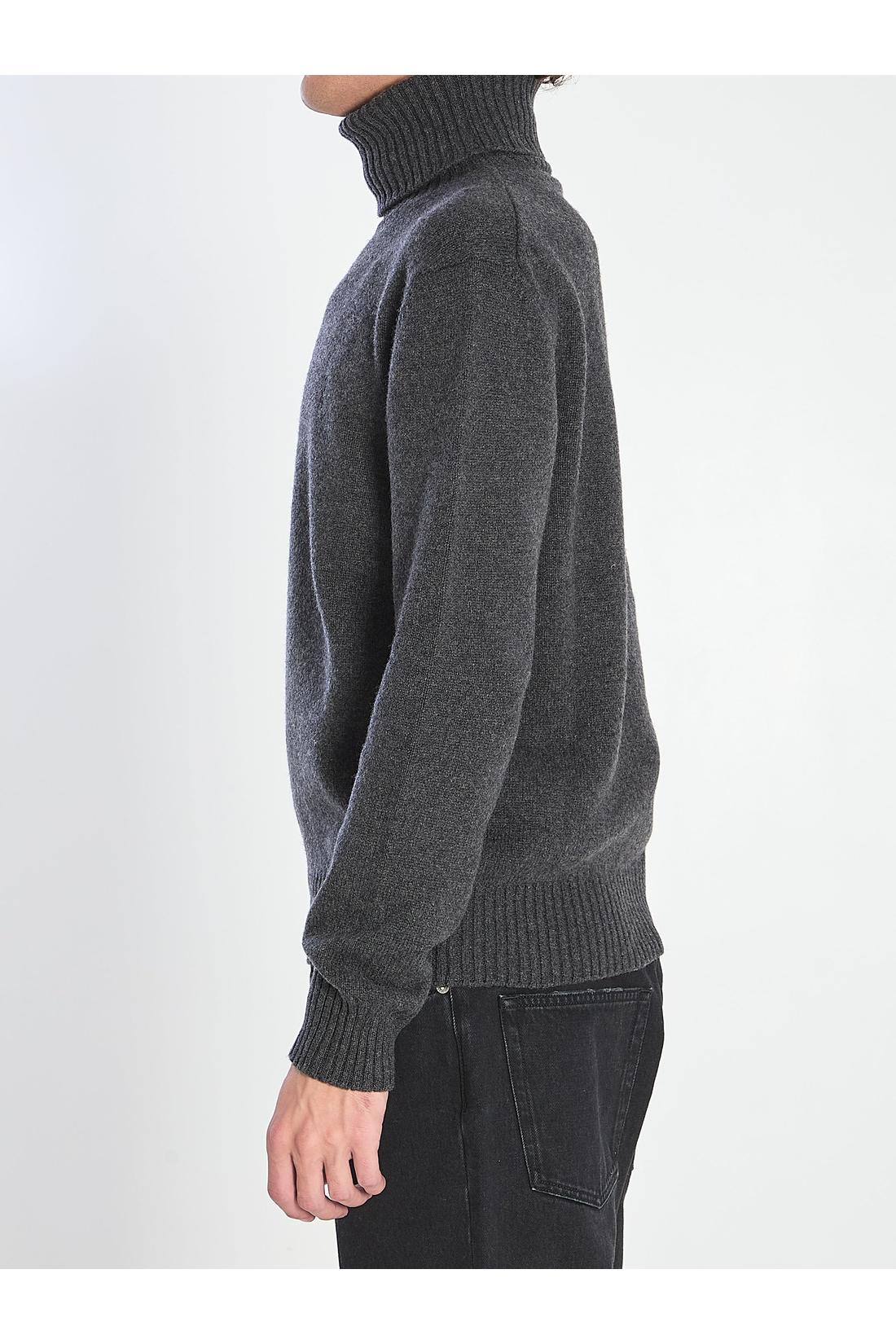 Ami Paris-OUTLET-SALE-Ami de Coeur turtleneck sweater-ARCHIVIST