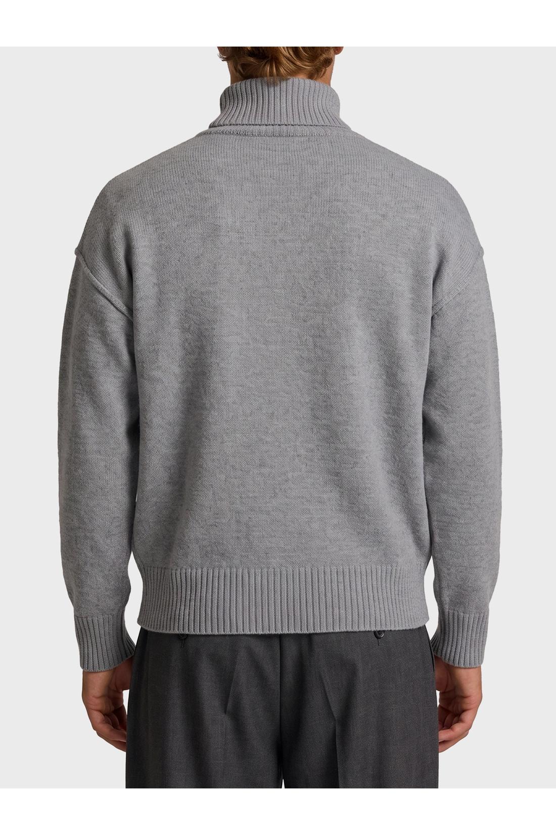 Ami Paris-OUTLET-SALE-Ami de Coeur turtleneck sweater-ARCHIVIST