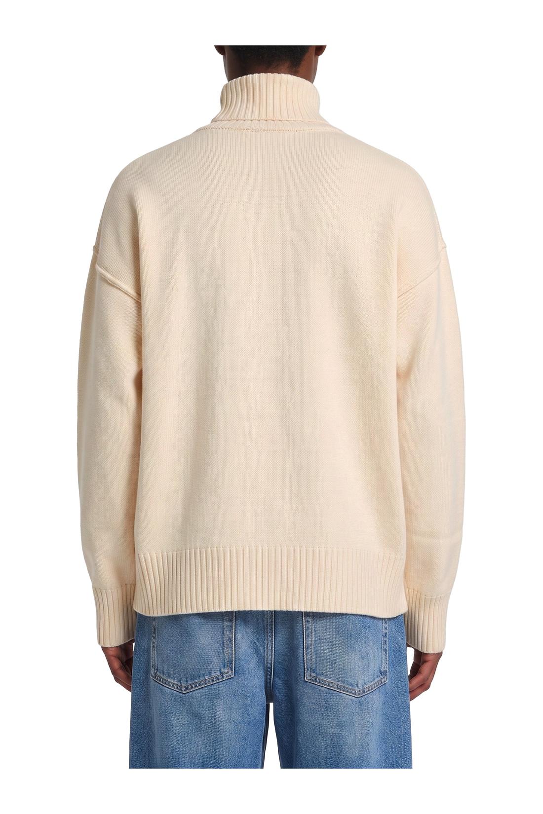 Ami Paris-OUTLET-SALE-Ami de Coeur turtleneck sweater-ARCHIVIST