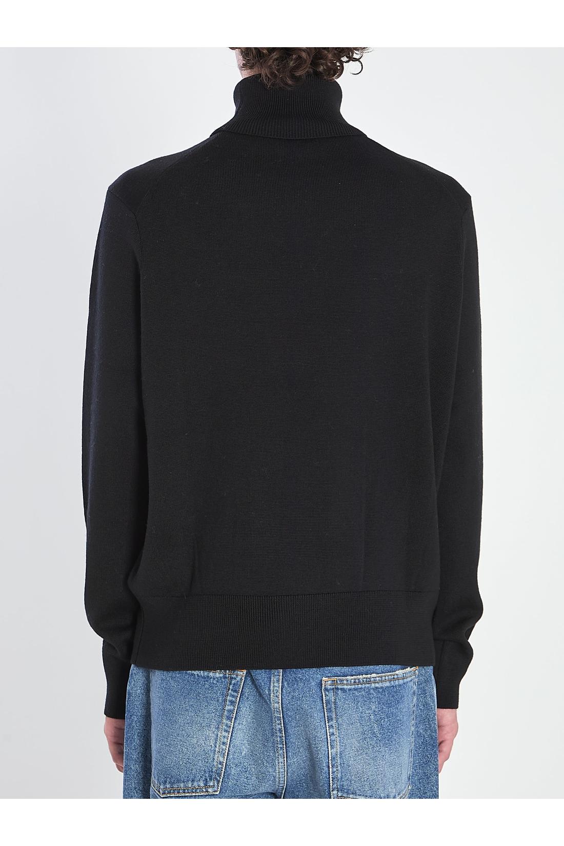 Ami Paris-OUTLET-SALE-Ami de Coeur turtleneck sweater-ARCHIVIST
