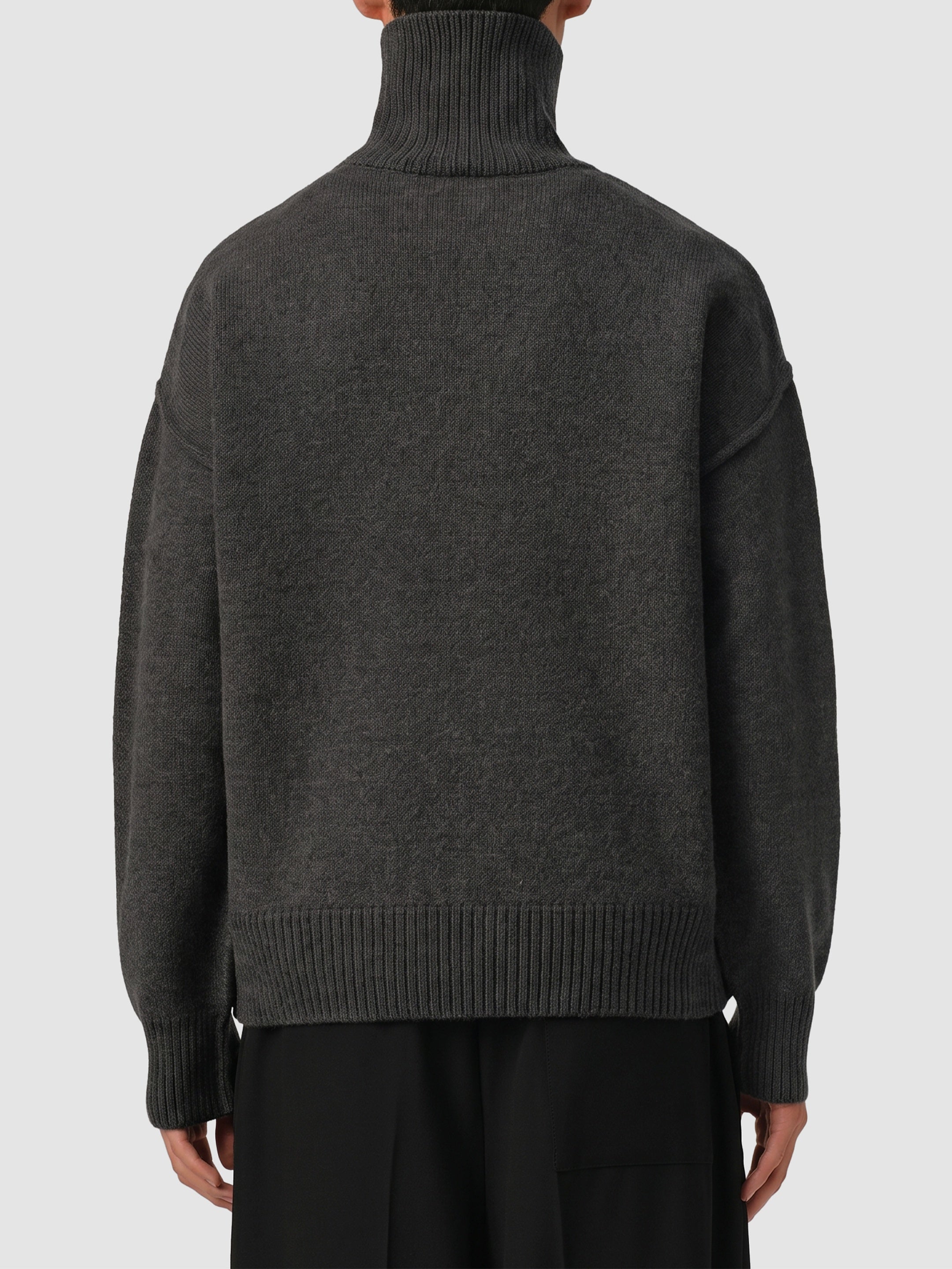 Ami paris-OUTLET-SALE-Ami de Coeur turtleneck sweater-ARCHIVIST
