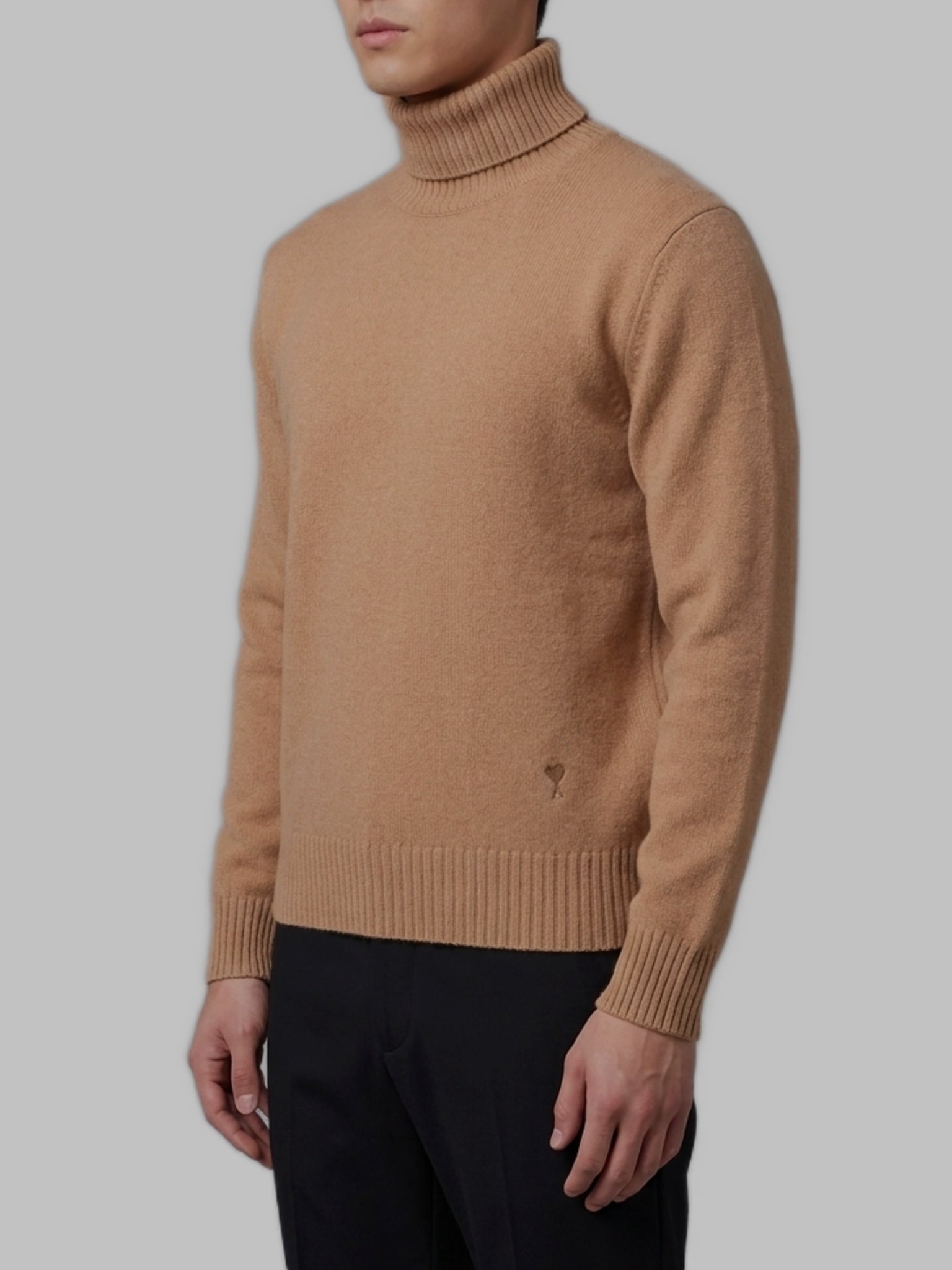 Ami paris-OUTLET-SALE-Ami de Coeur turtleneck sweater-ARCHIVIST