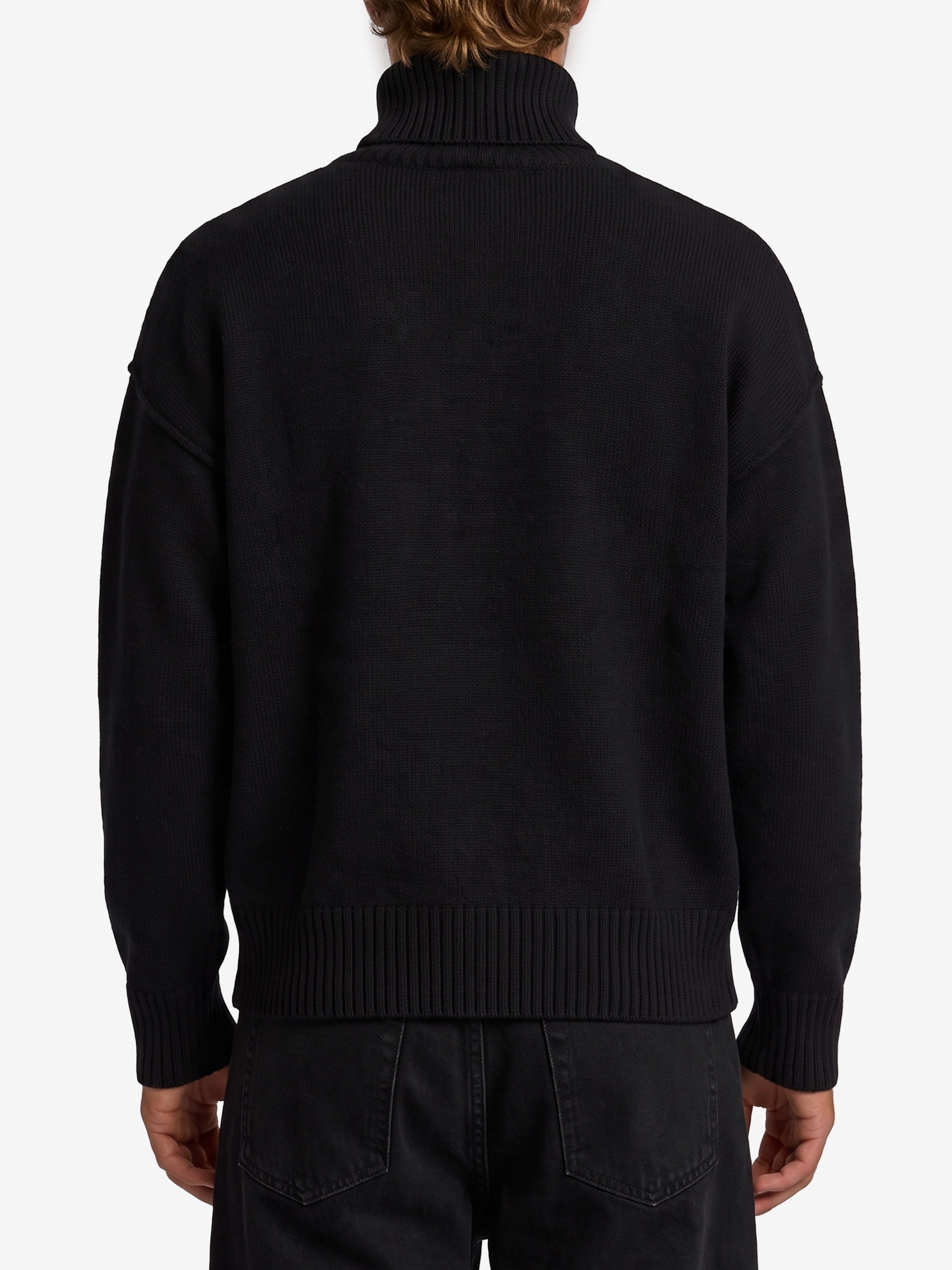Ami paris-OUTLET-SALE-Ami de Coeur turtleneck sweater-ARCHIVIST