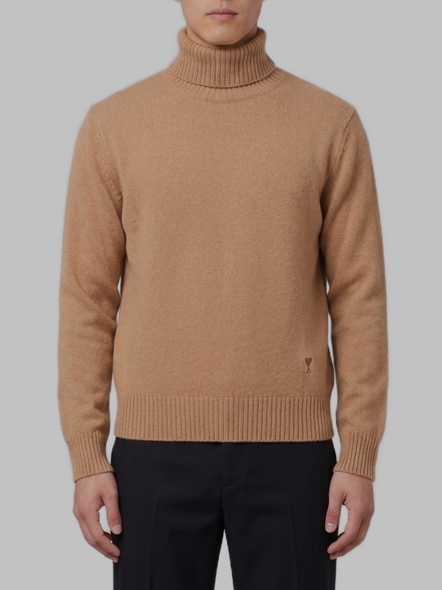 Ami paris-OUTLET-SALE-Ami de Coeur turtleneck sweater-ARCHIVIST