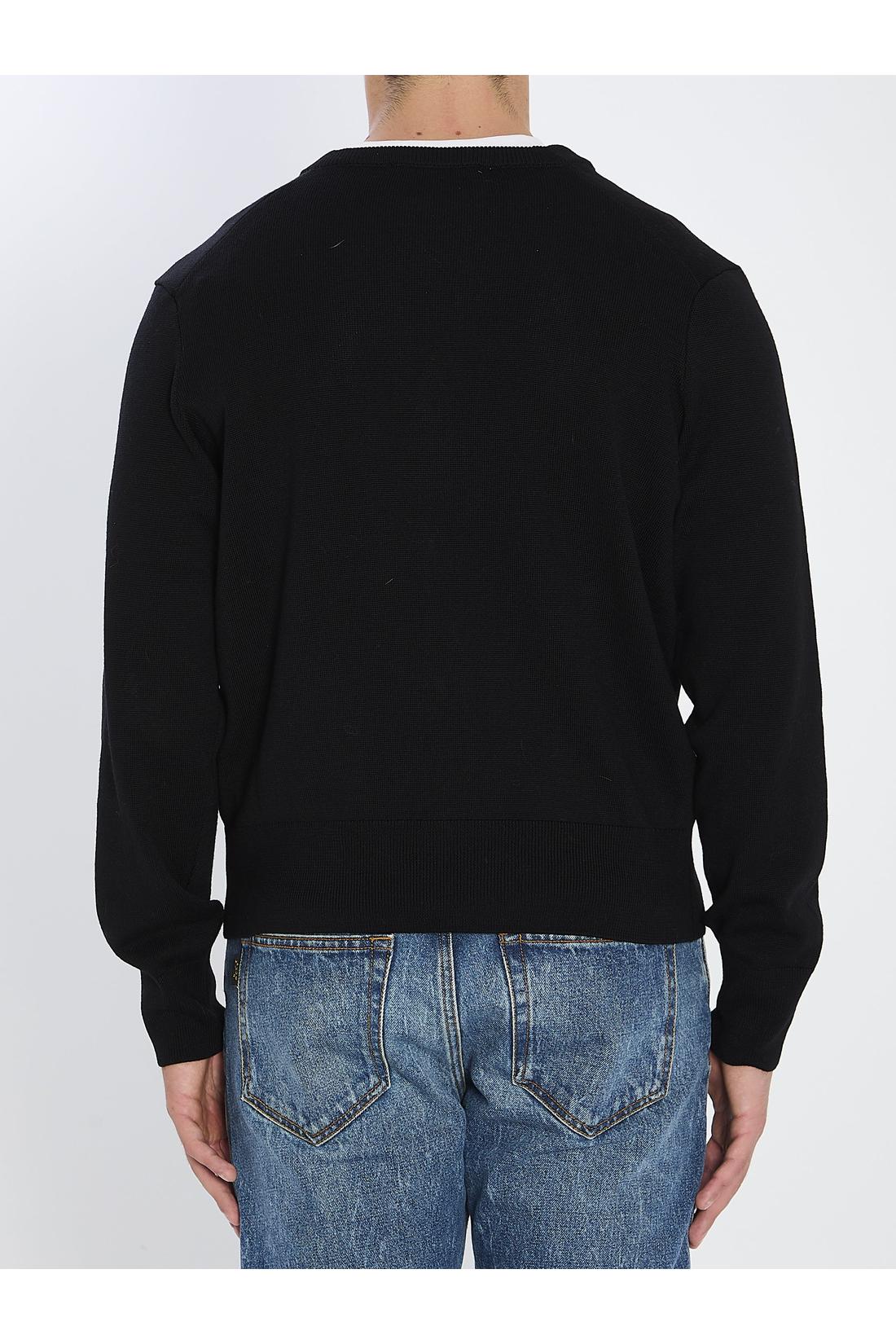 Ami Paris-OUTLET-SALE-Ami de Coeur wool cardigan-ARCHIVIST