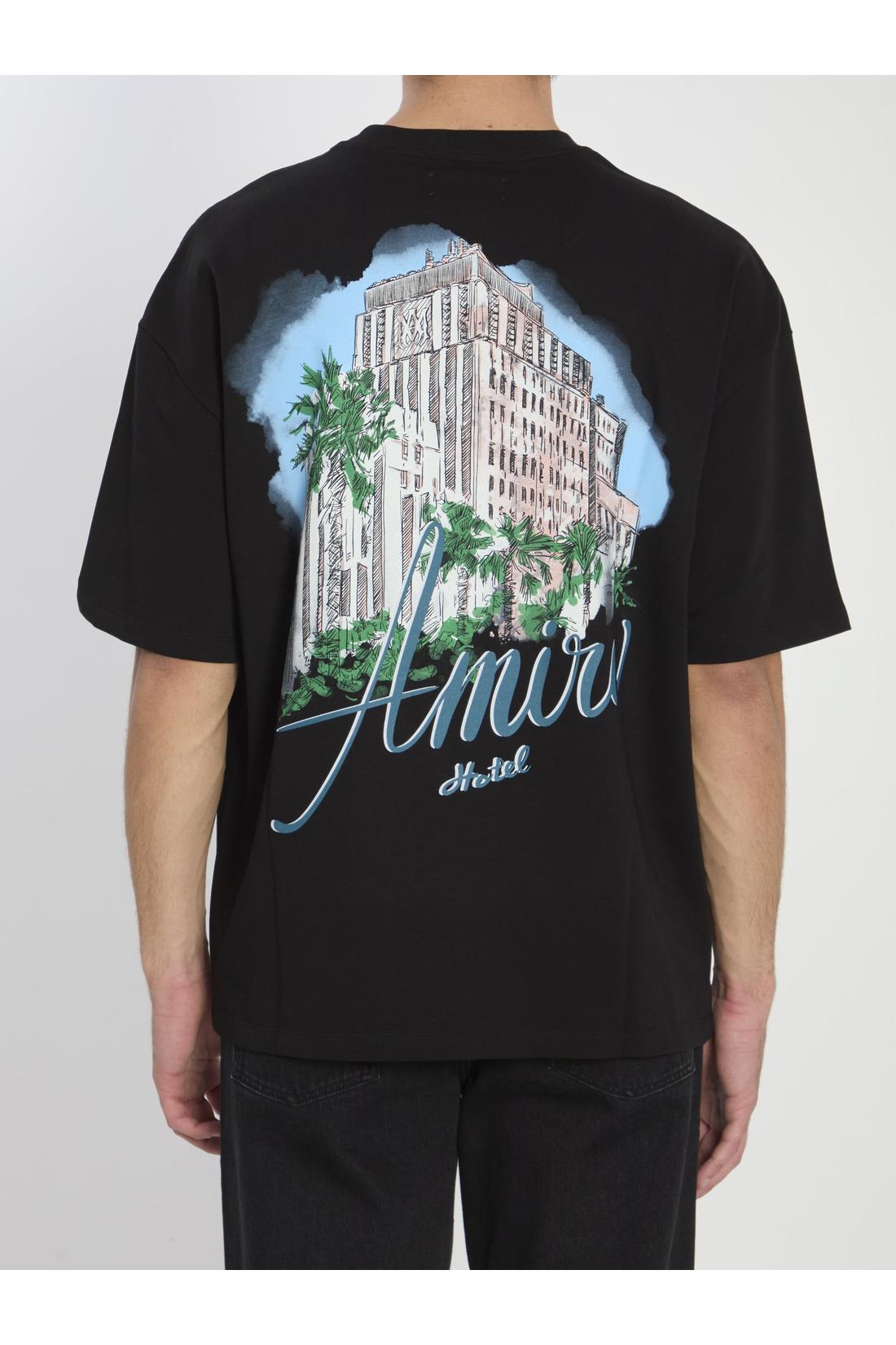 Amiri-OUTLET-SALE-Amiri Hotel T-Shirt-ARCHIVIST