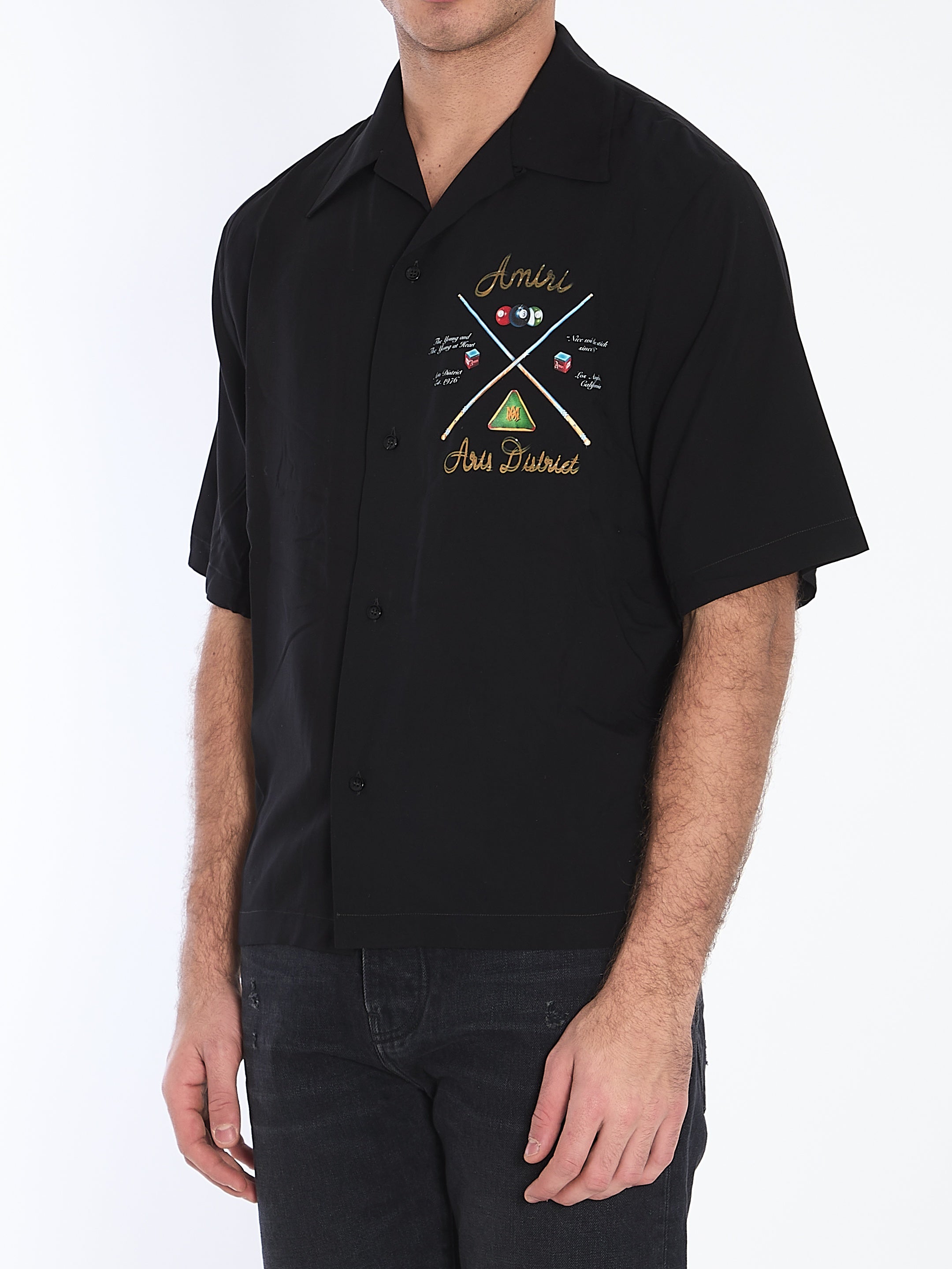 Amiri-OUTLET-SALE-Amiri Pool Cue Bowling shirt-ARCHIVIST