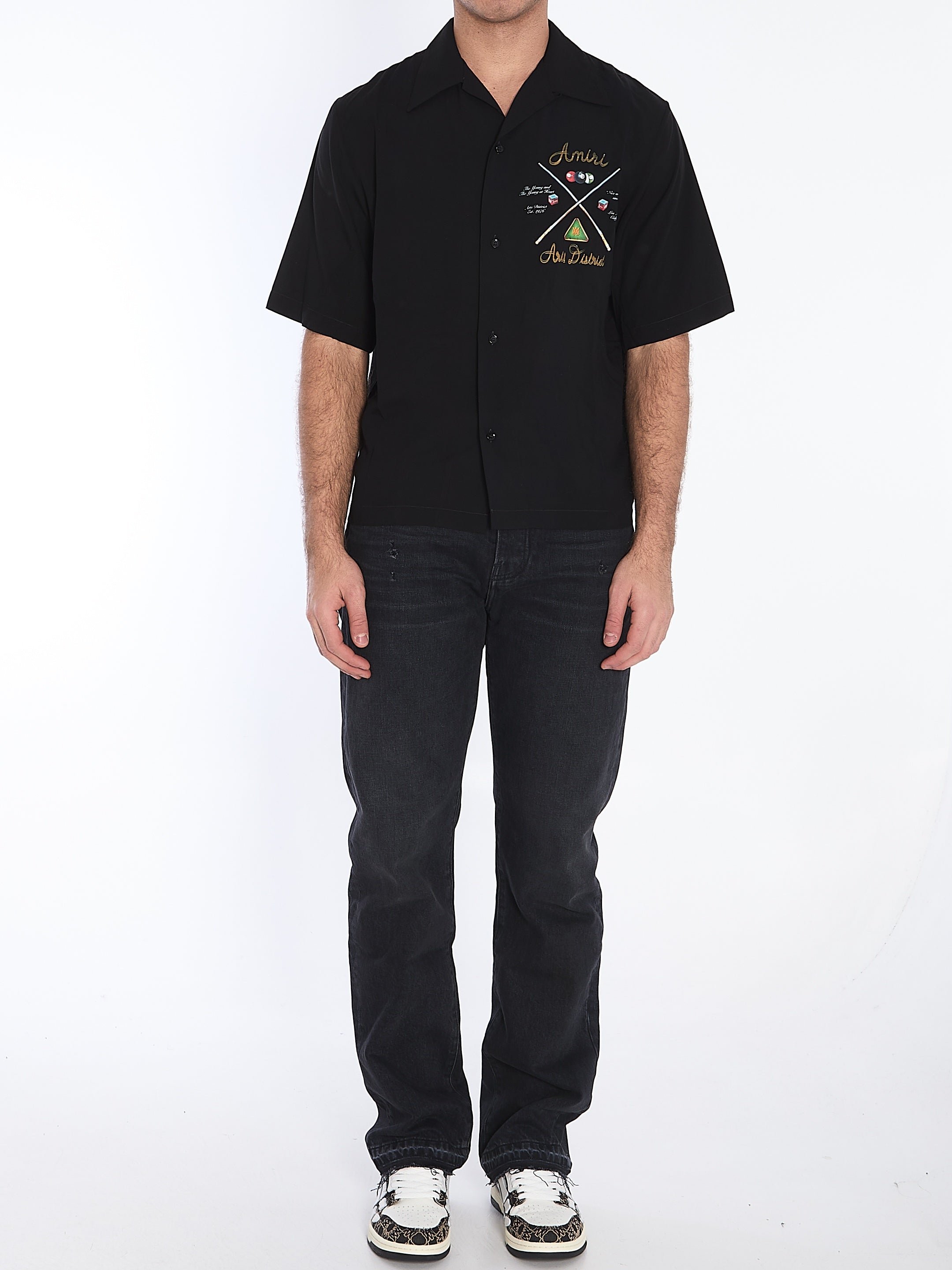 Amiri-OUTLET-SALE-Amiri Pool Cue Bowling shirt-ARCHIVIST