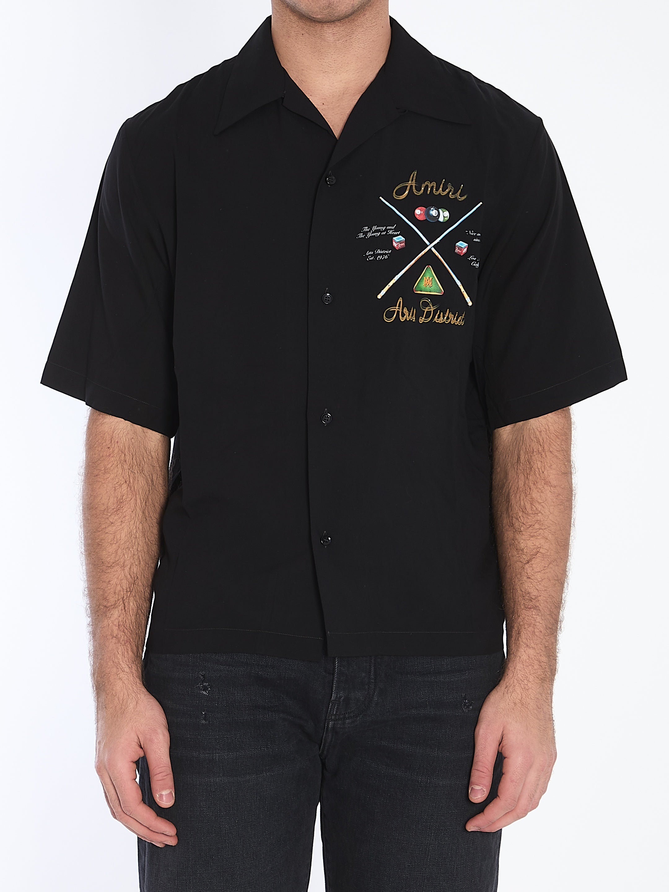 Amiri-OUTLET-SALE-Amiri Pool Cue Bowling shirt-ARCHIVIST