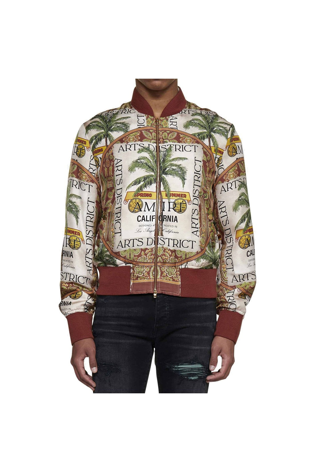 AMIRI-OUTLET-SALE-Amiri Printed Silk Jacket-ARCHIVIST