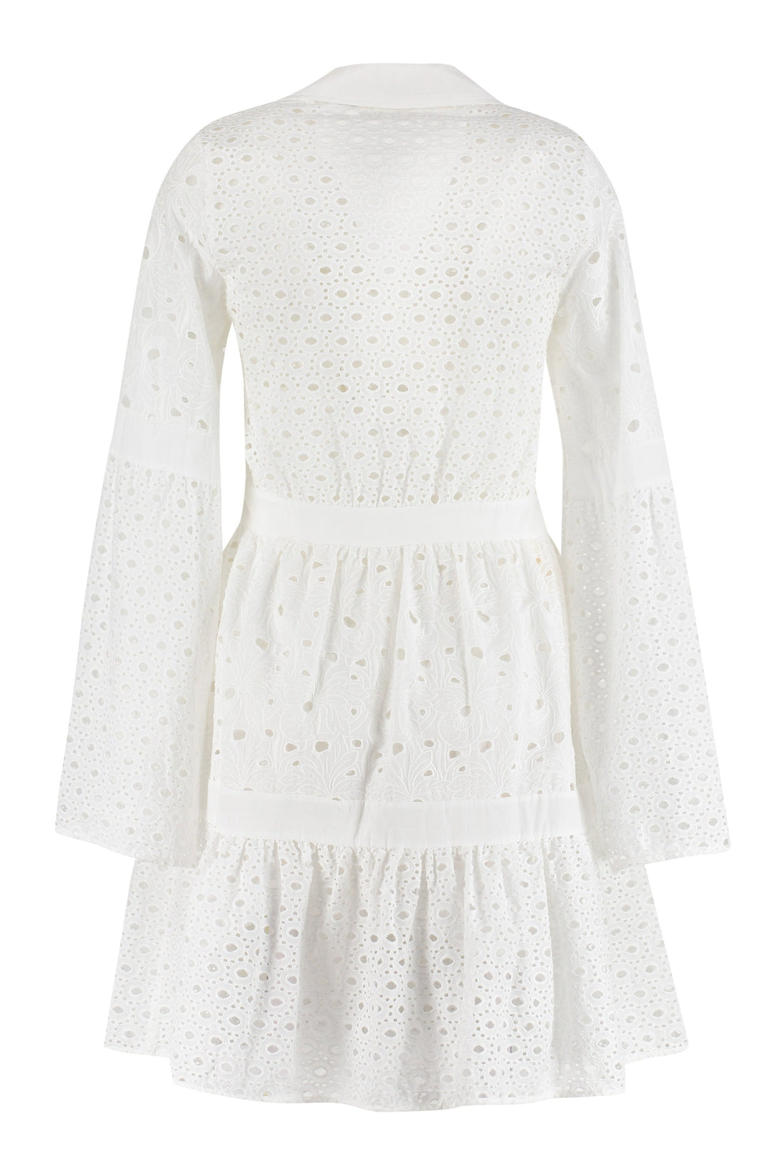 Pinko-OUTLET-SALE-Anacapri Broderie anglaise dress-ARCHIVIST