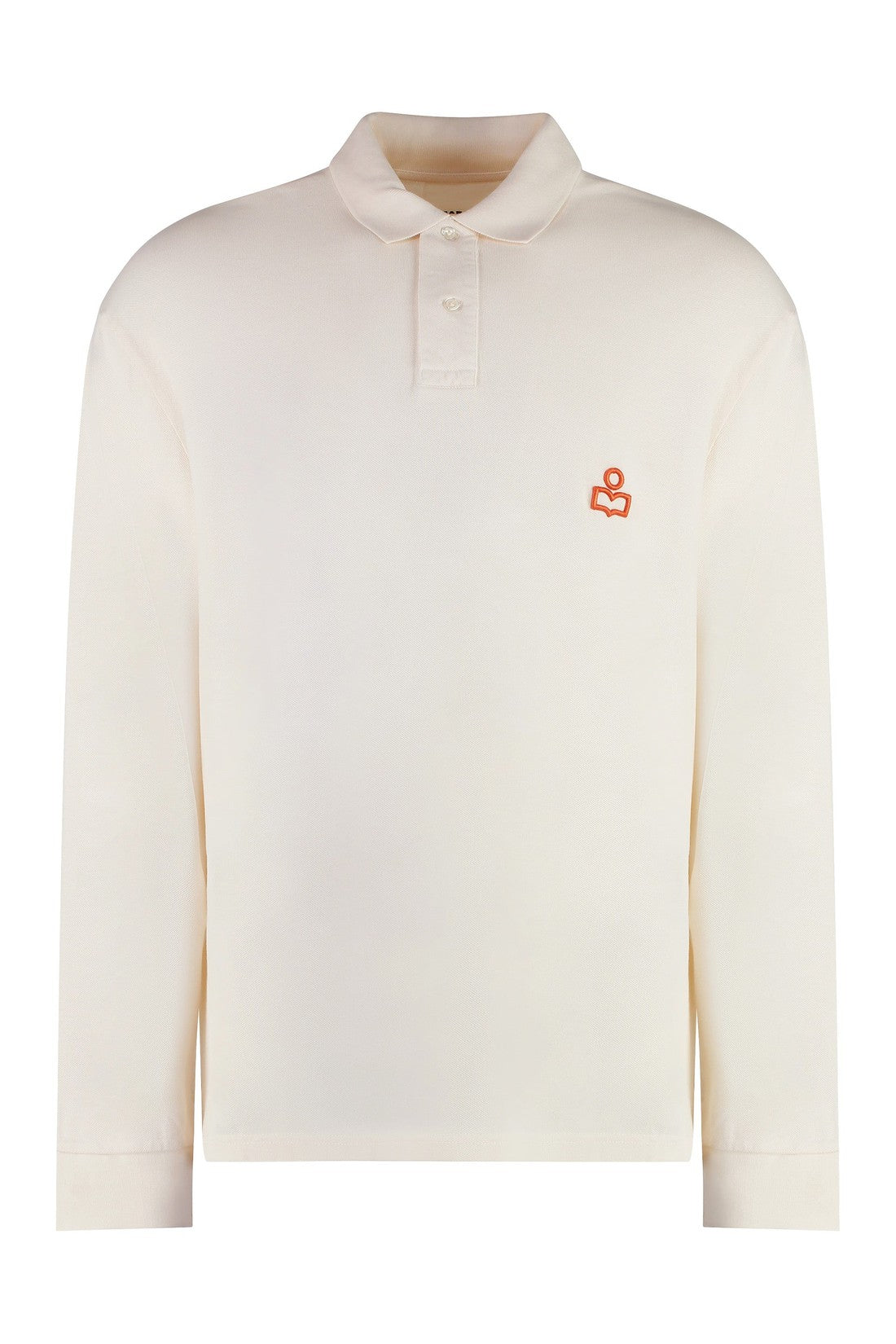 Marant-OUTLET-SALE-Anafikolo long sleeve cotton polo shirt-ARCHIVIST