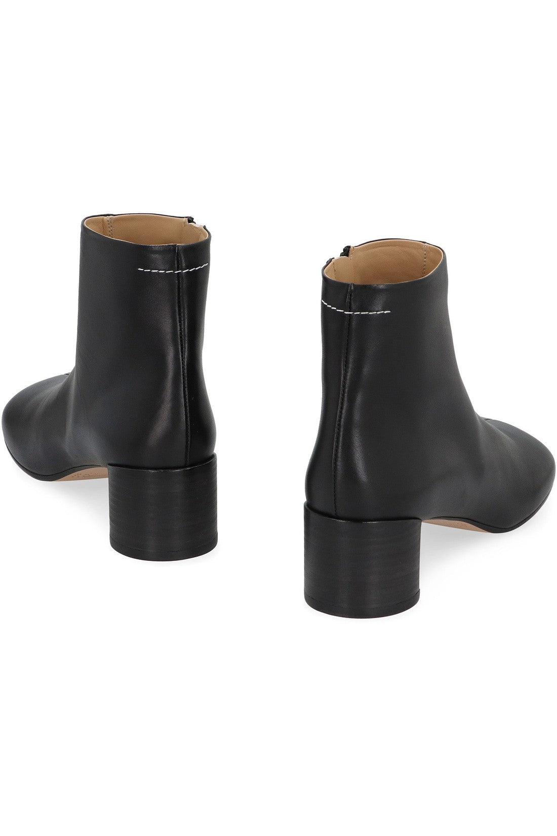 MM6 Maison Margiela-OUTLET-SALE-Anatomici Leather ankle boots-ARCHIVIST