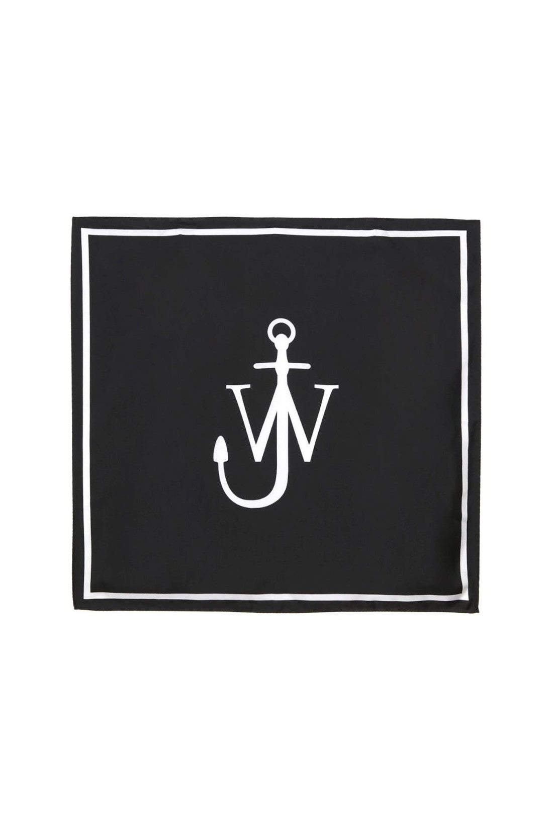 JW Anderson-OUTLET-SALE-Anchor Logo Silk Scarf-ARCHIVIST