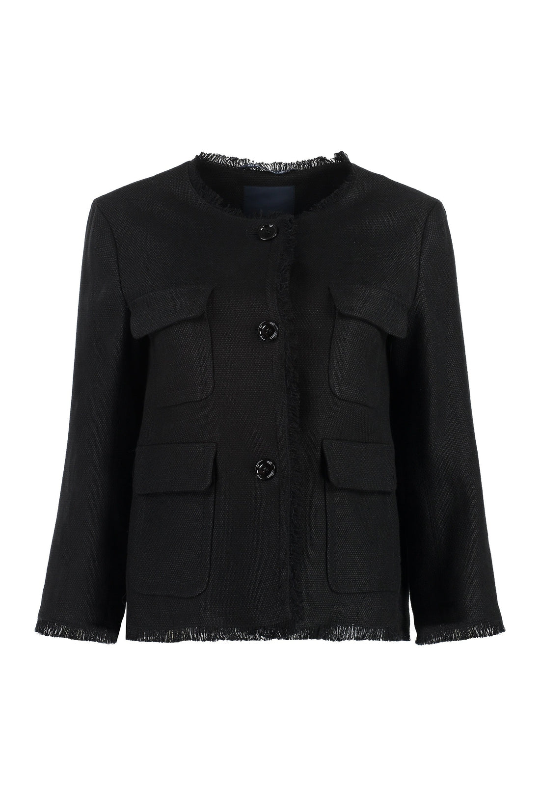 S MAX MARA-OUTLET-SALE-Andreis cotton-linen blend jacket-ARCHIVIST