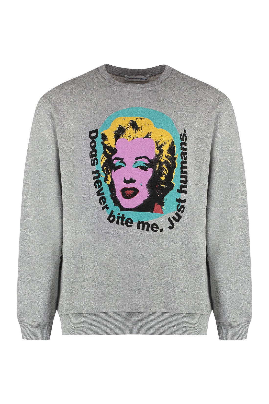 Comme des Garçons SHIRT-OUTLET-SALE-Andy Warhol print cotton sweatshirt-ARCHIVIST