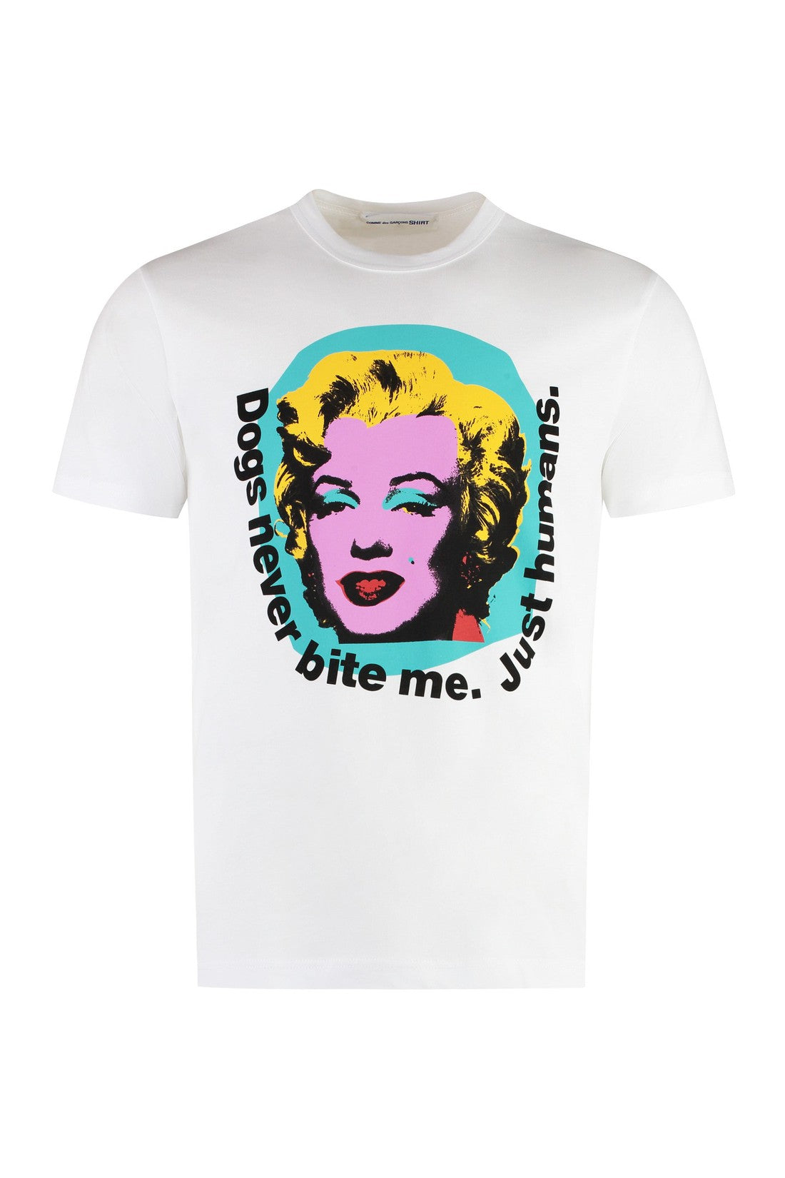 Comme des Garçons SHIRT-OUTLET-SALE-Andy Warhol print cotton t-shirt-ARCHIVIST
