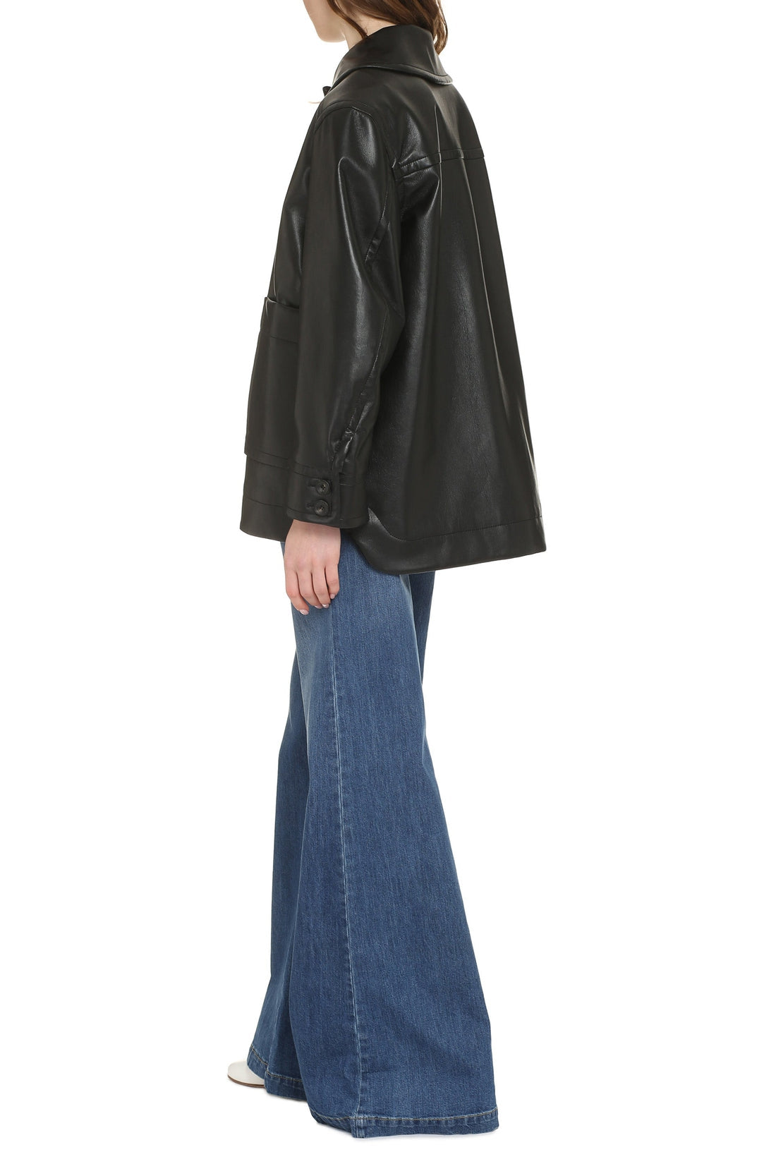 Rodebjer-OUTLET-SALE-Angelica Vegan leather jacket-ARCHIVIST