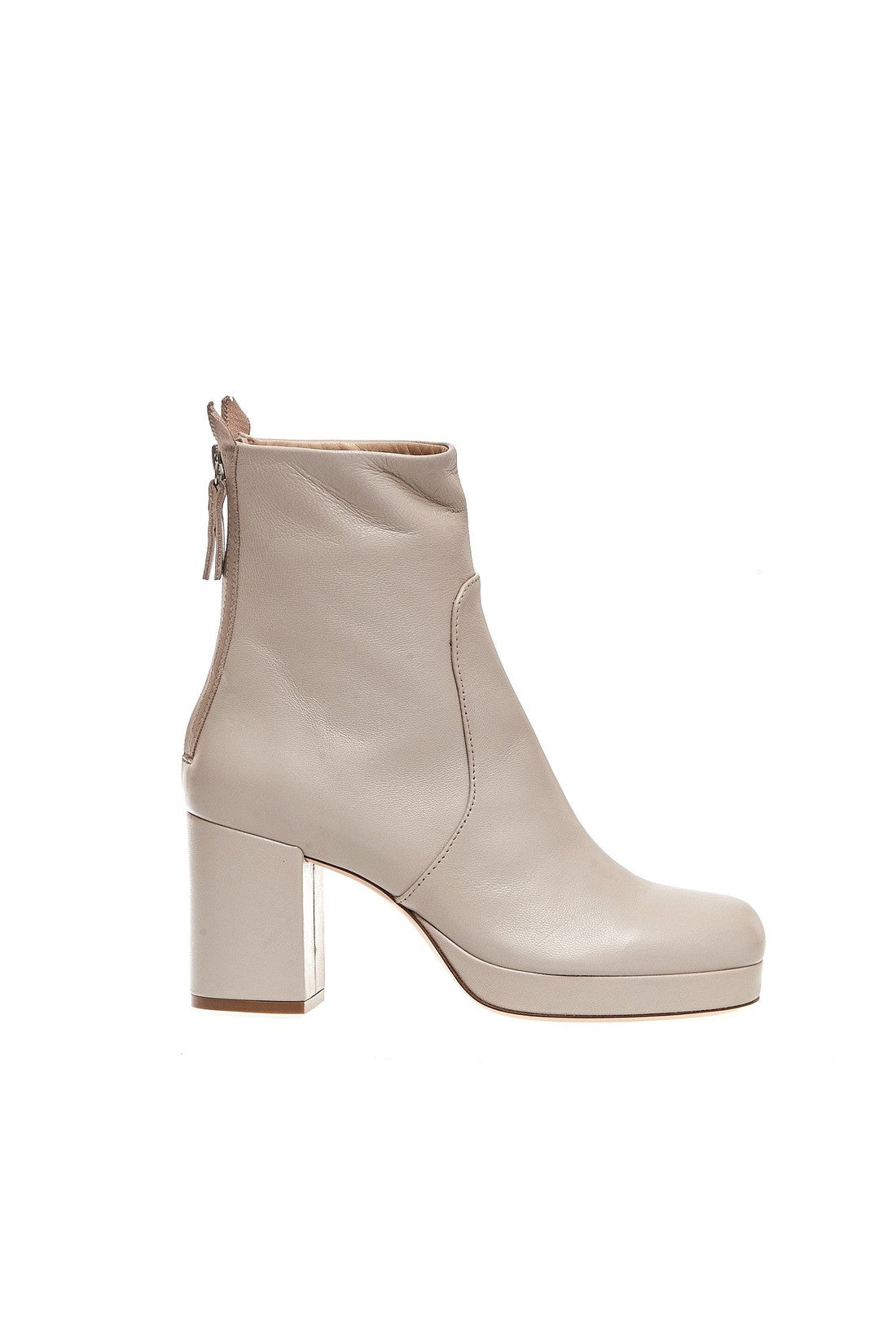 AGL-OUTLET-SALE-Ankle Boots BEIGE-ARCHIVIST