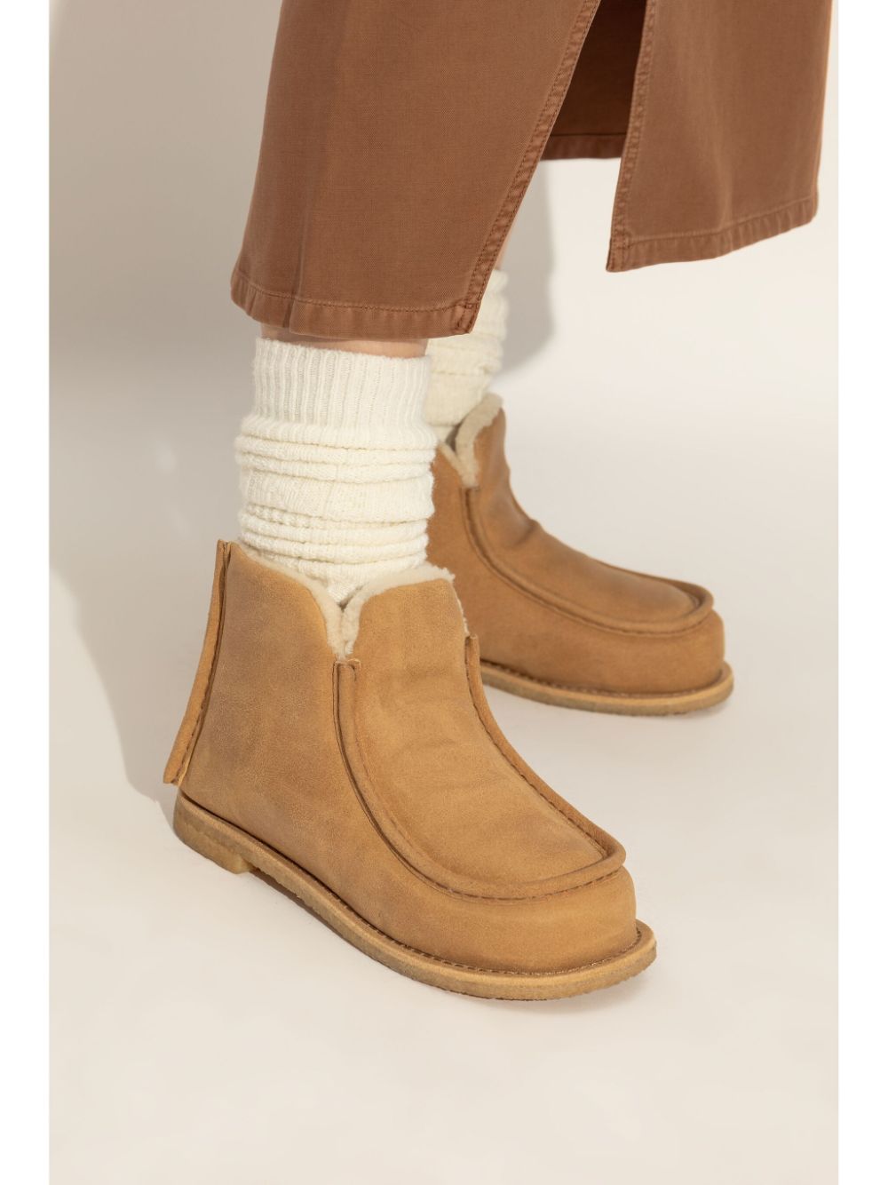 JW ANDERSON-OUTLET-SALE-Ankle Boots BEIGE-ARCHIVIST