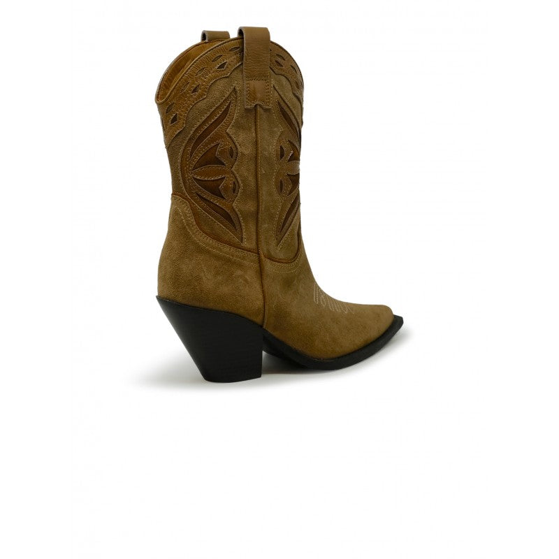 TORAL-OUTLET-SALE-Ankle Boots BEIGE-ARCHIVIST