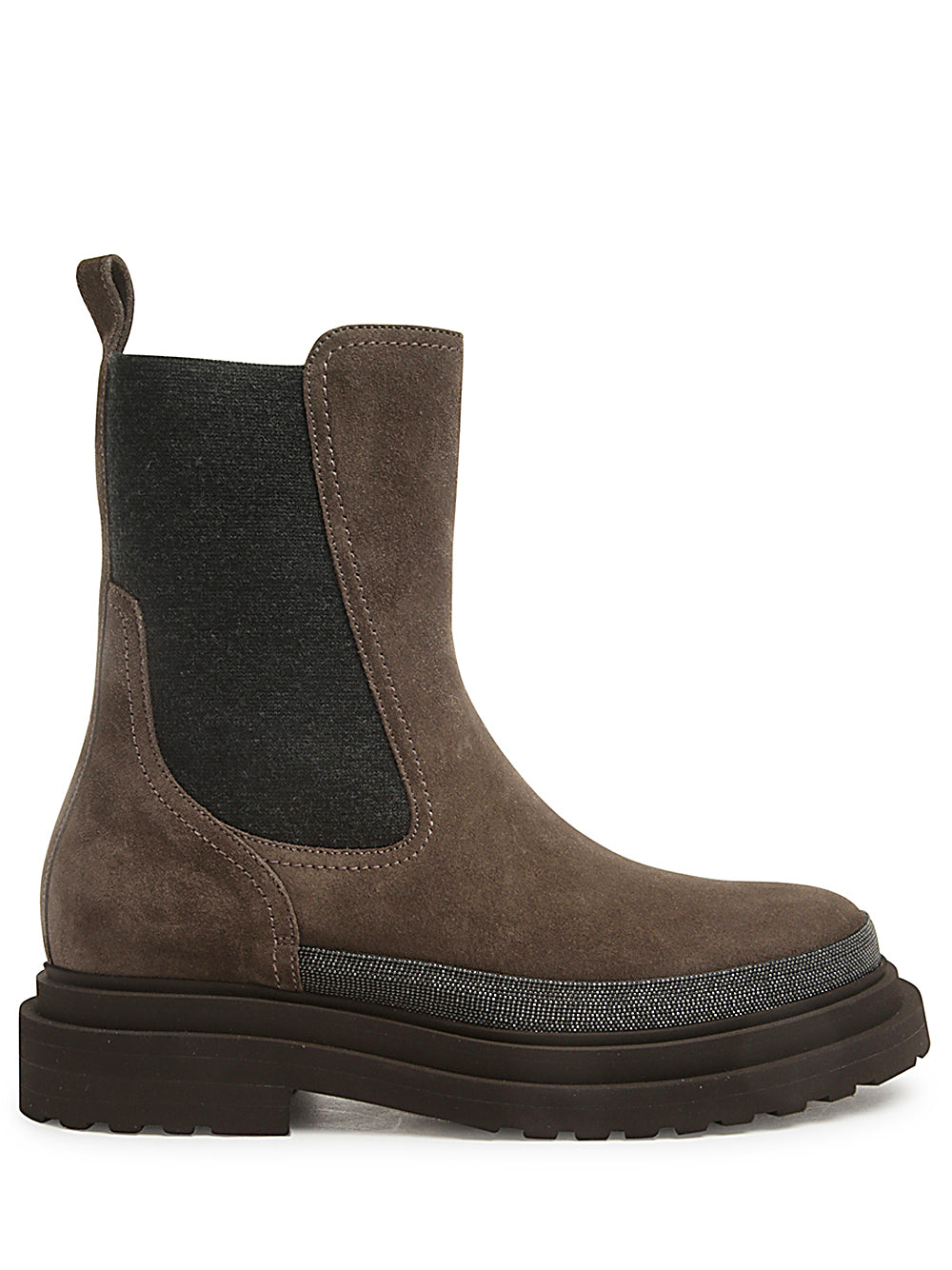 Brunello Cucinelli-OUTLET-SALE-Ankle Boots BRAUN-ARCHIVIST