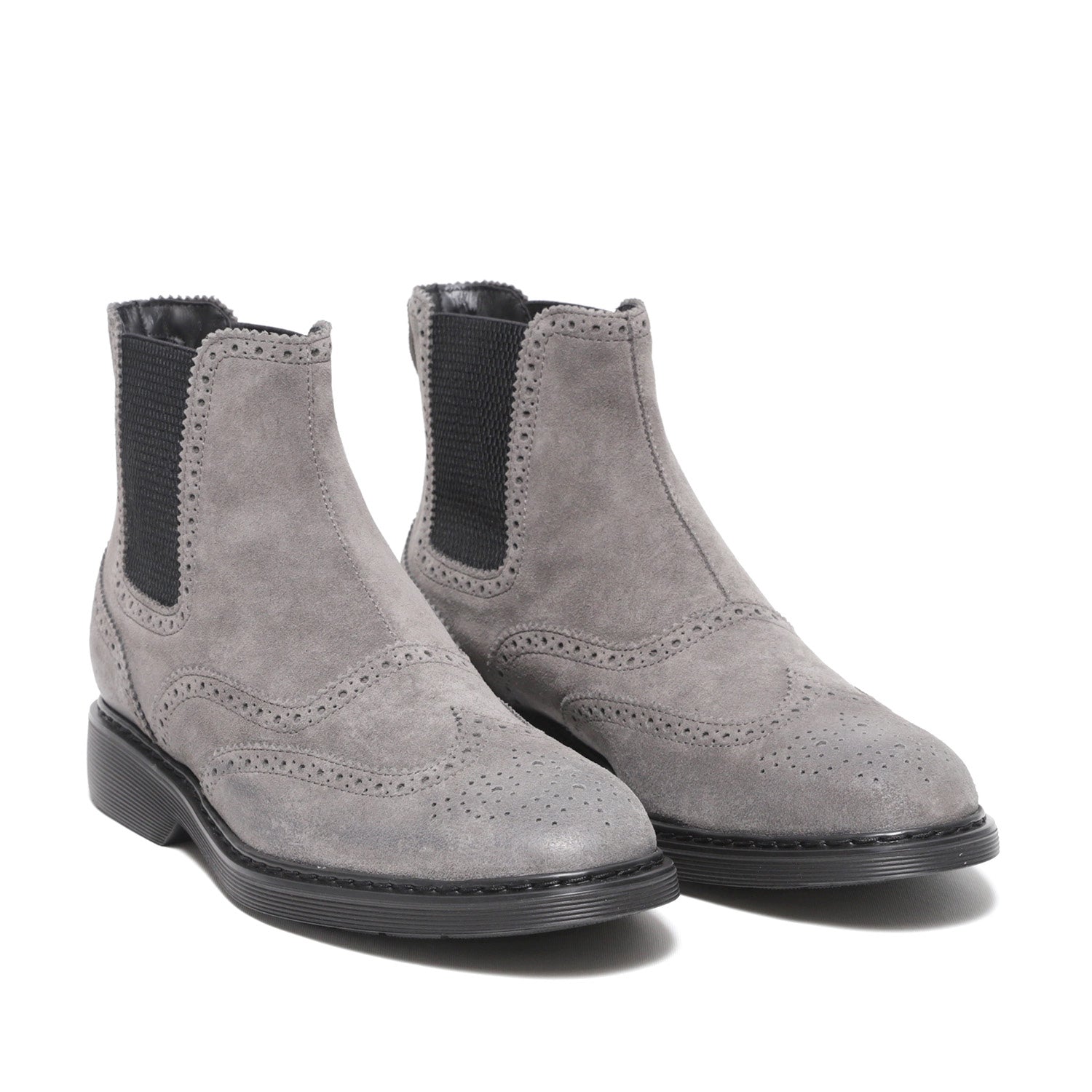 HOGAN-OUTLET-SALE-Ankle Boots GRAU-ARCHIVIST