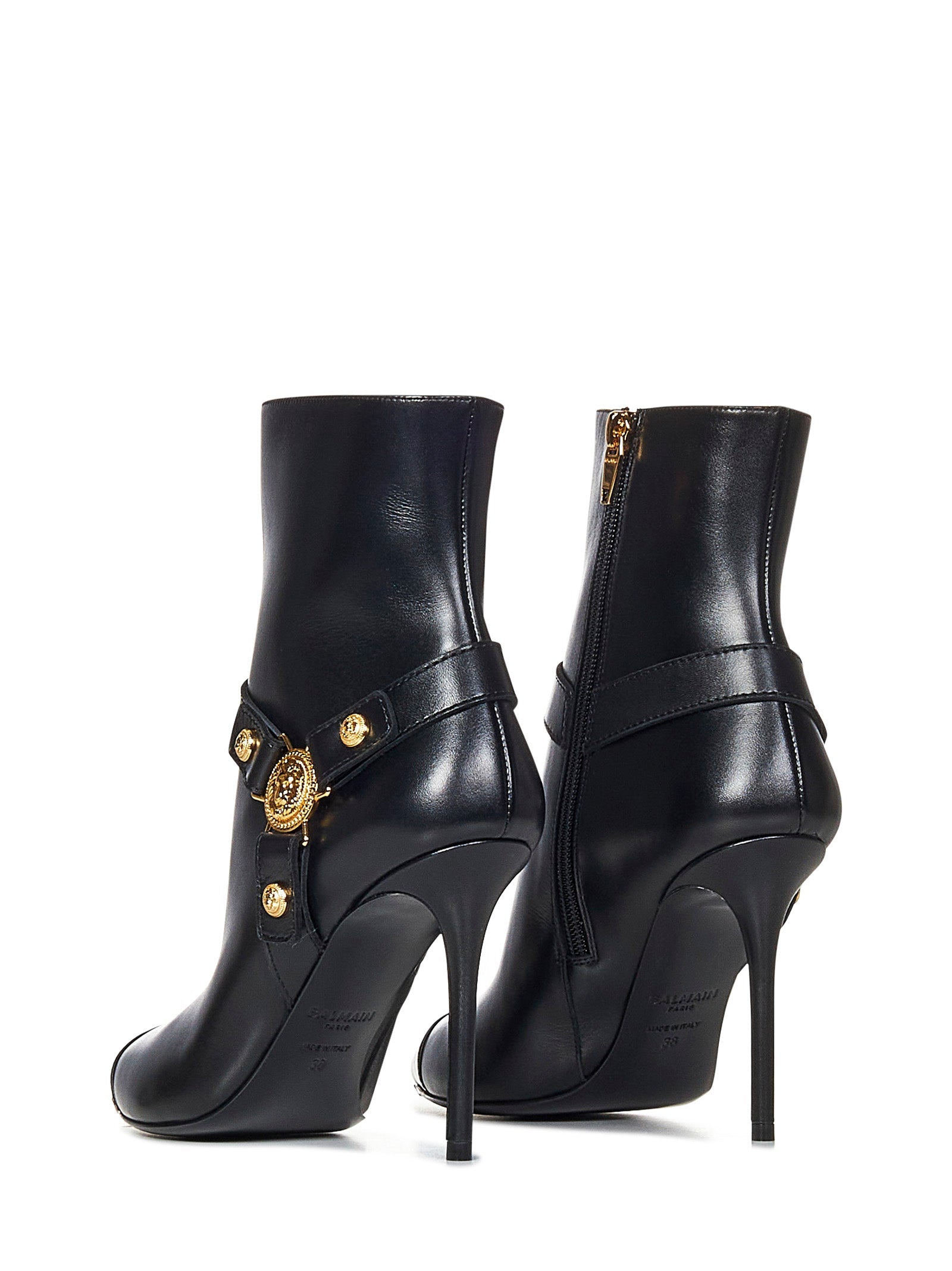 BALMAIN-OUTLET-SALE-Ankle Boots SCHWARZ-ARCHIVIST