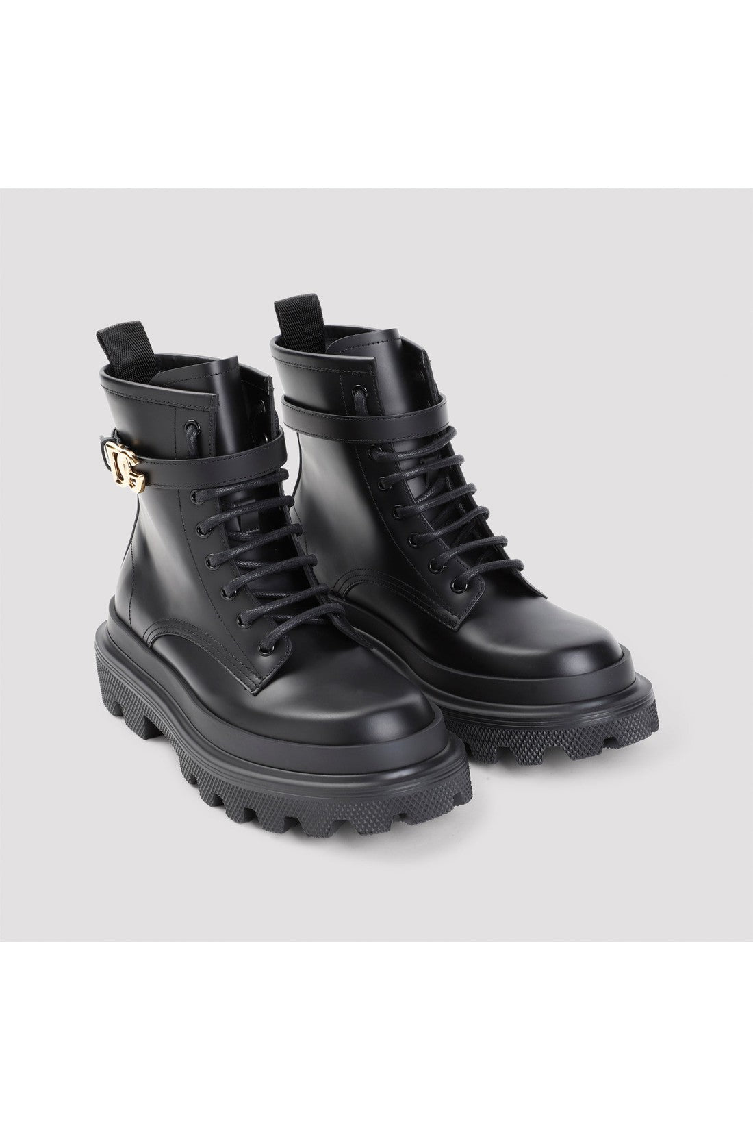 DOLCE & GABBANA-OUTLET-SALE-Ankle Boots SCHWARZ-ARCHIVIST