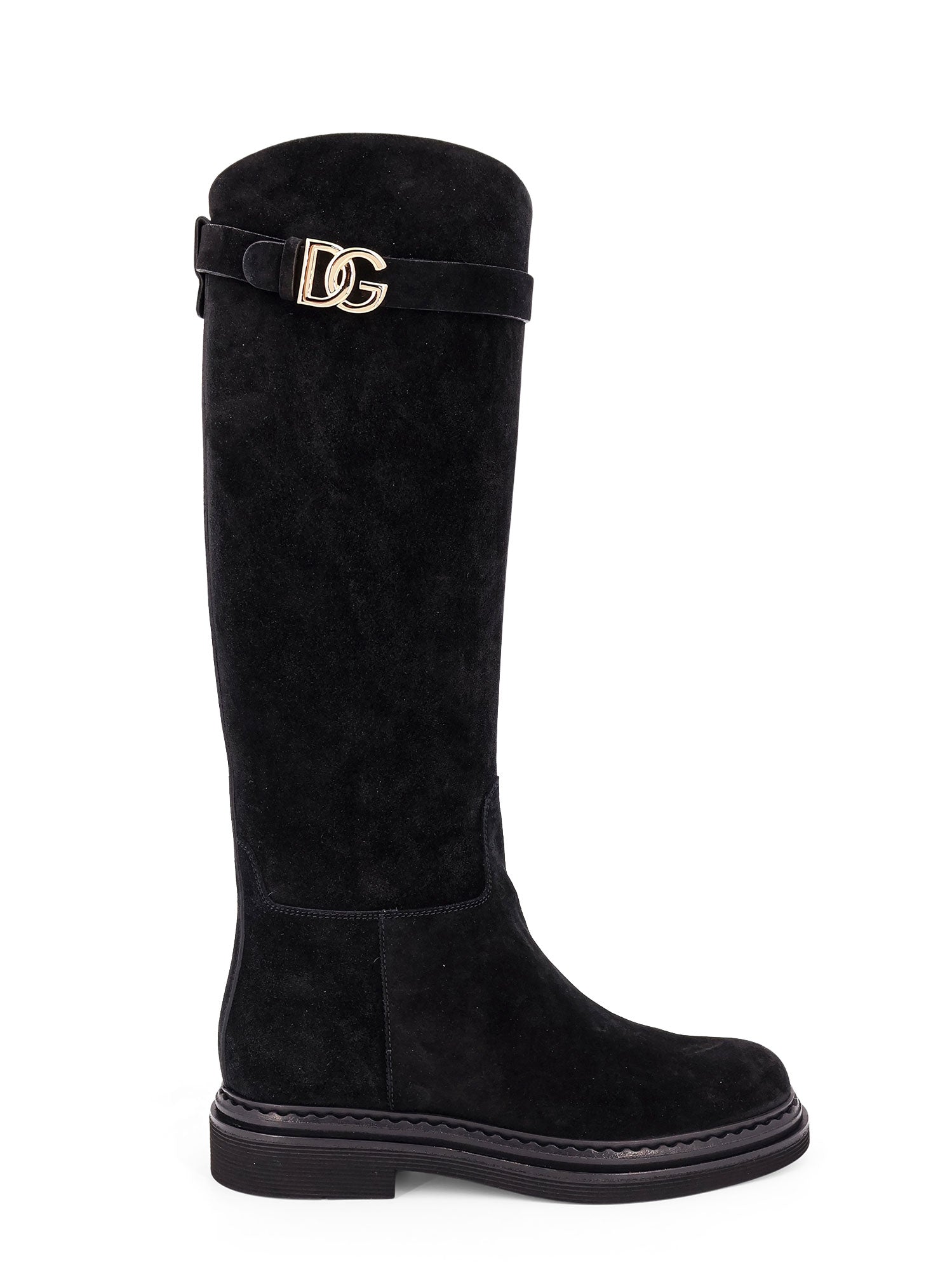 DOLCE & GABBANA-OUTLET-SALE-Ankle Boots SCHWARZ-ARCHIVIST