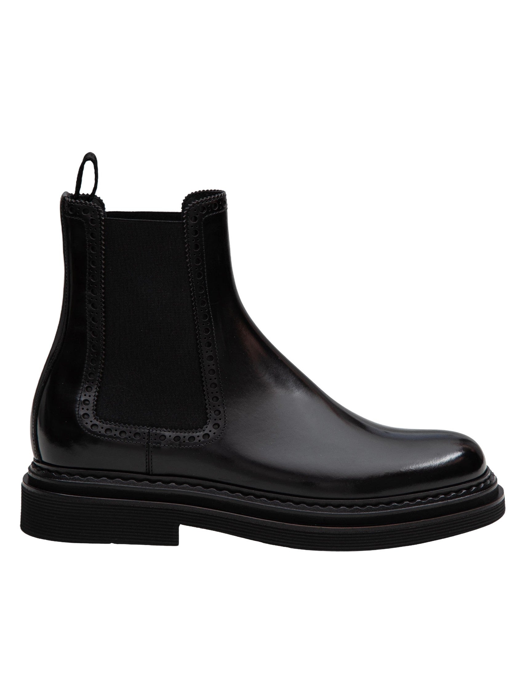 DOLCE & GABBANA-OUTLET-SALE-Ankle Boots SCHWARZ-ARCHIVIST