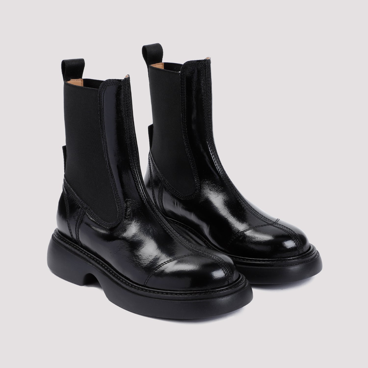 GANNI-OUTLET-SALE-Ankle Boots SCHWARZ-ARCHIVIST