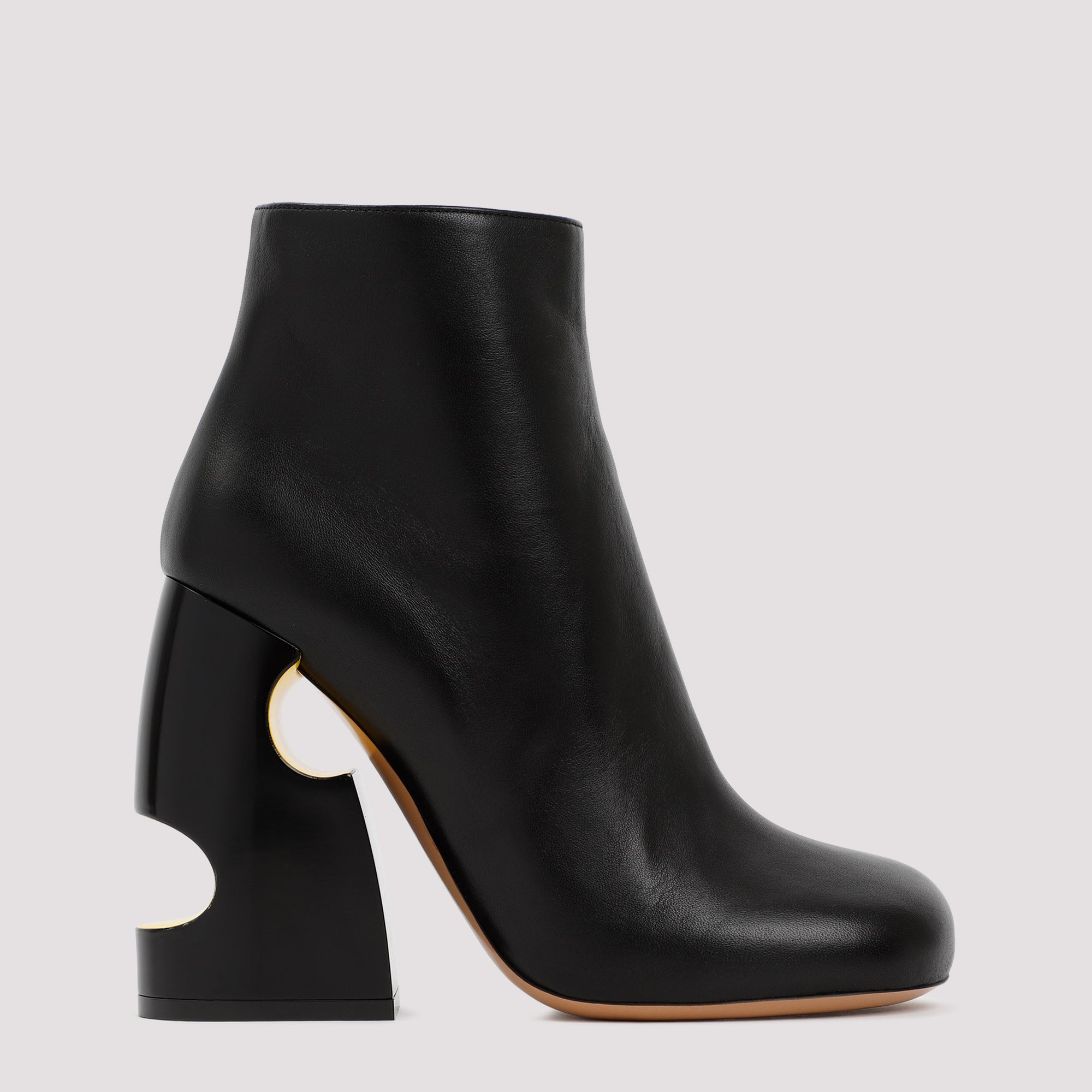 OFF-WHITE-OUTLET-SALE-Ankle Boots SCHWARZ-ARCHIVIST