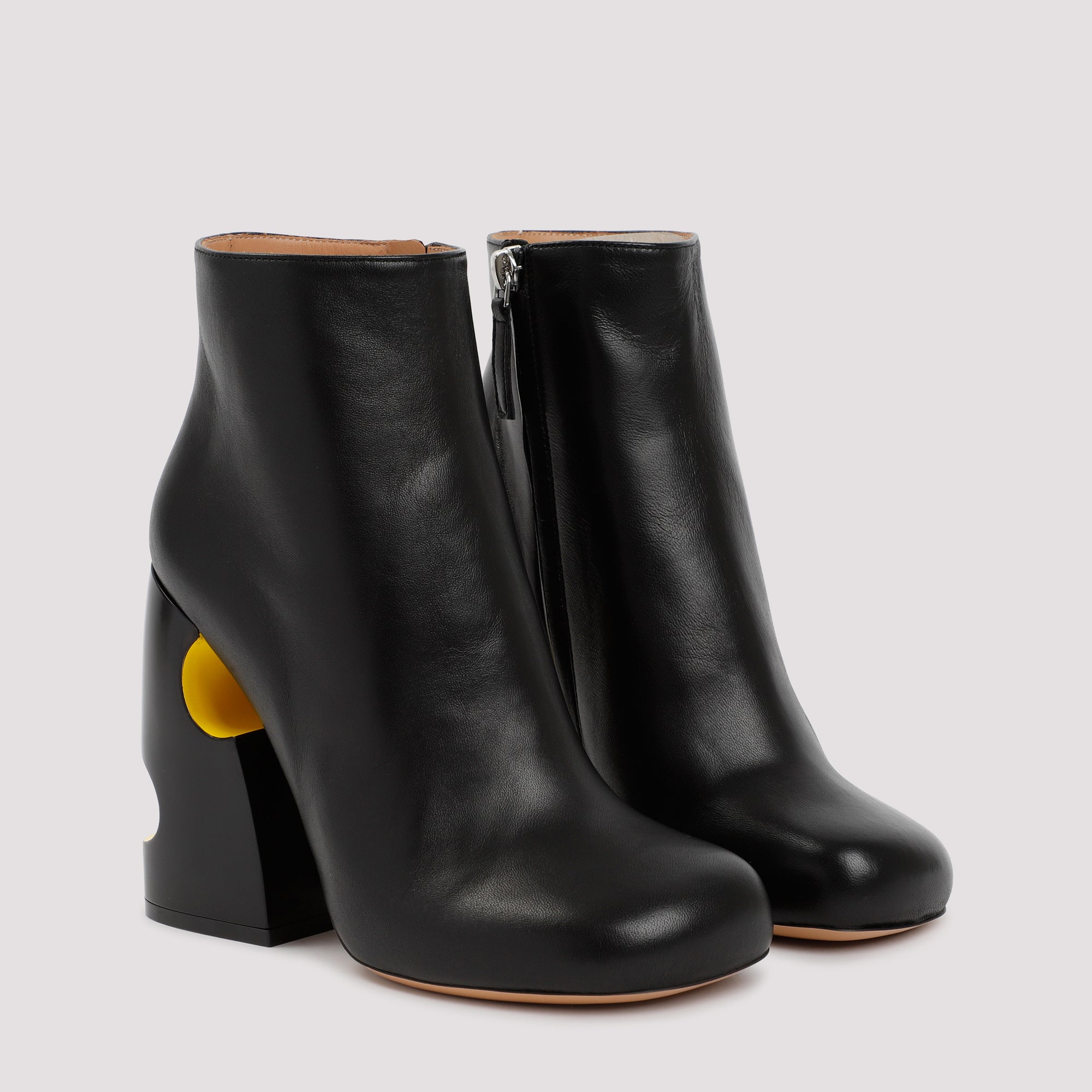 OFF-WHITE-OUTLET-SALE-Ankle Boots SCHWARZ-ARCHIVIST